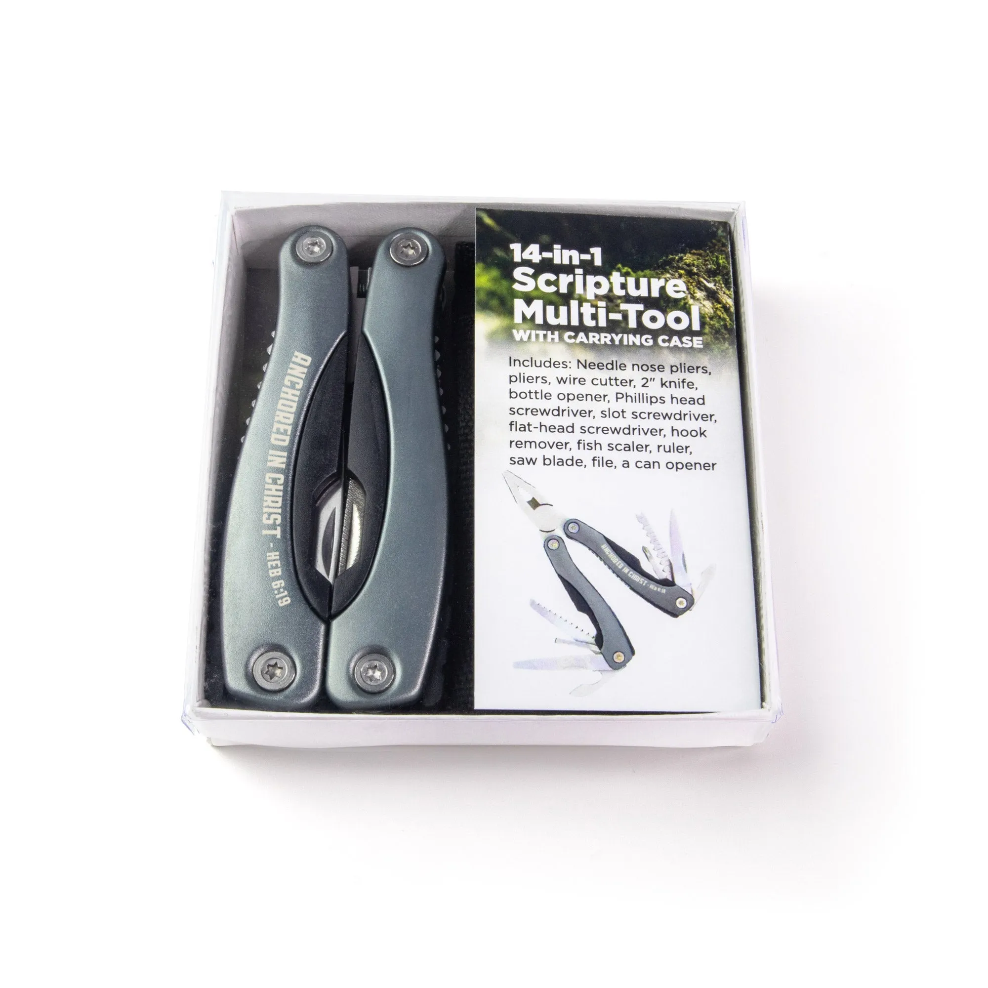 14-in-1 Scripture Multi-Tools - Anchored in Christ: Heb. 6:19