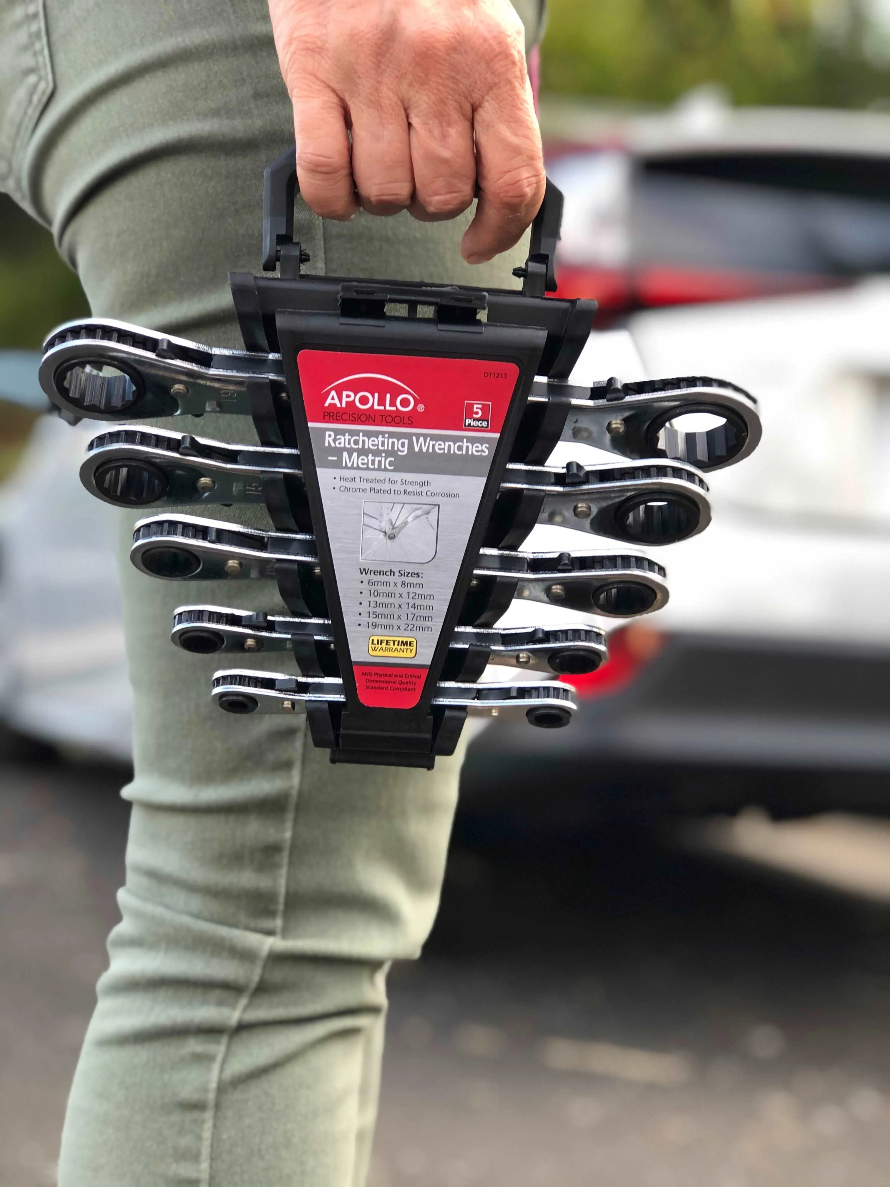 5 Ratcheting Wrenches - Metric - DT1213