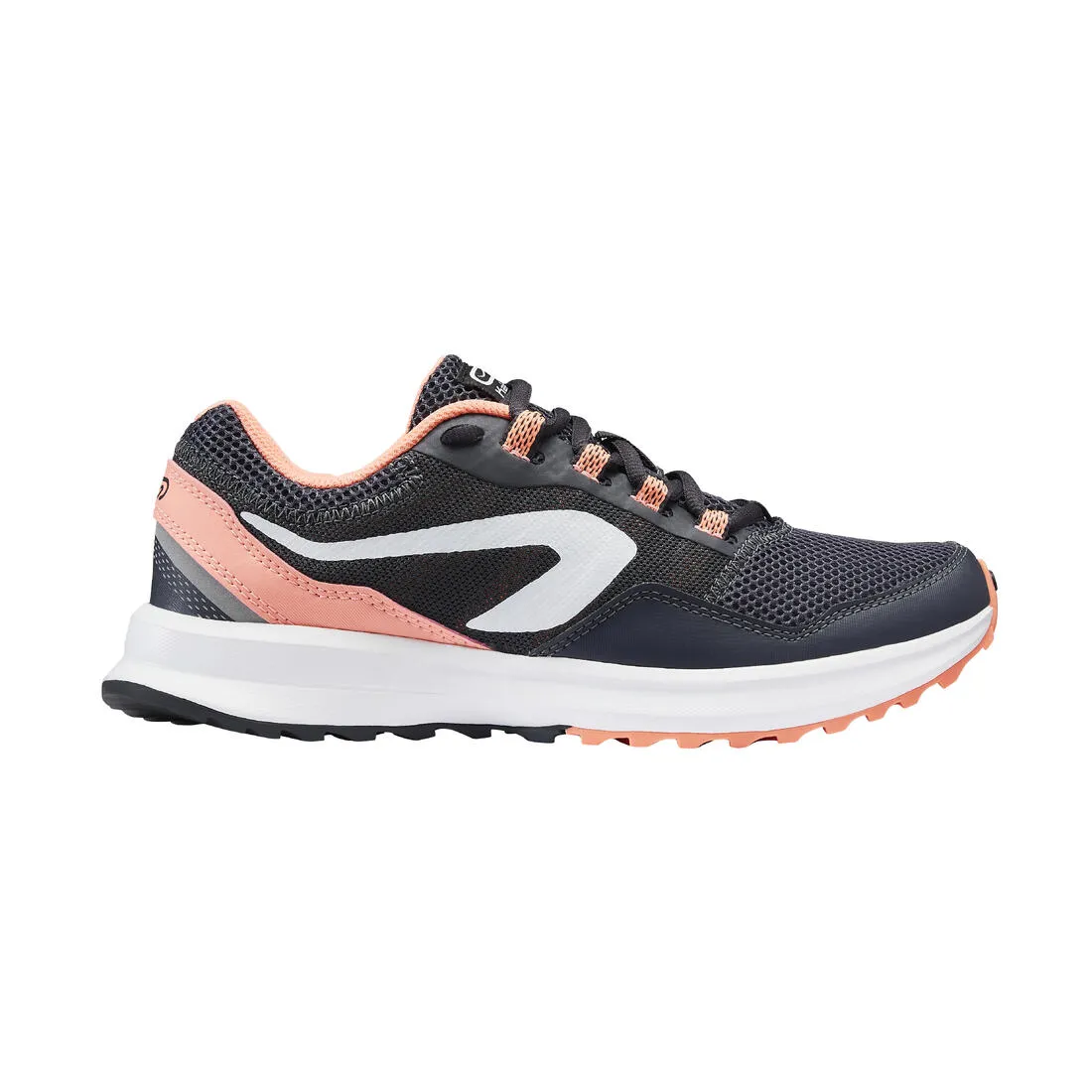 Active Grip Women's Running Shoes - Grey/Coral