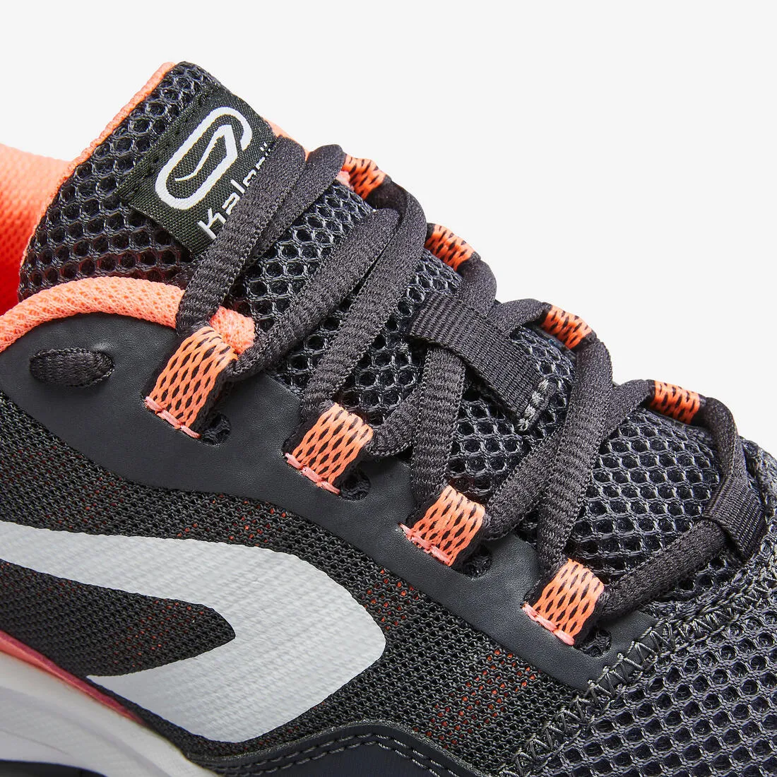 Active Grip Women's Running Shoes - Grey/Coral