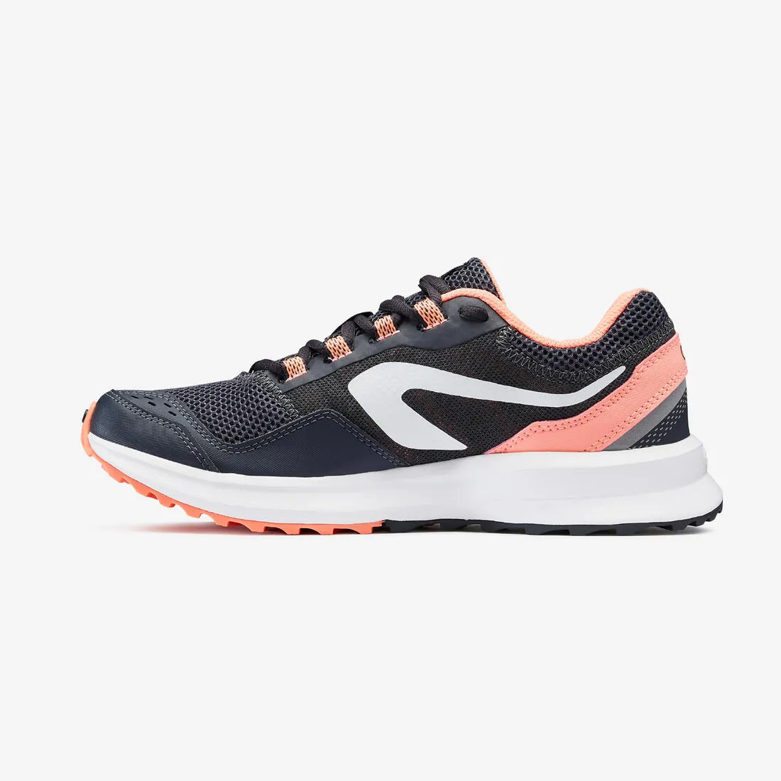 Active Grip Women's Running Shoes - Grey/Coral
