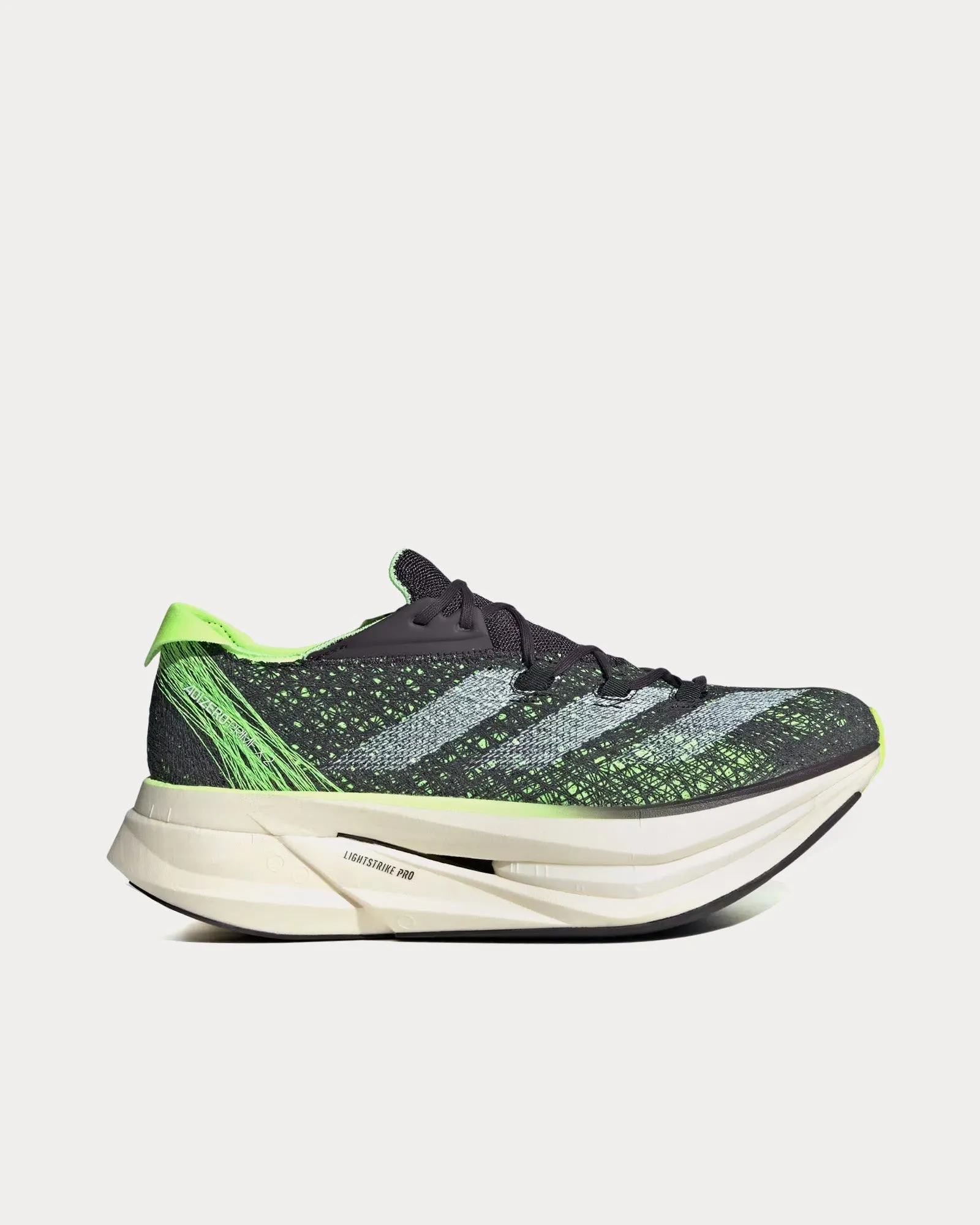 Adizero Prime X 2.0 Aurora Black / Zero Metalic / Green Spark Running Shoes
