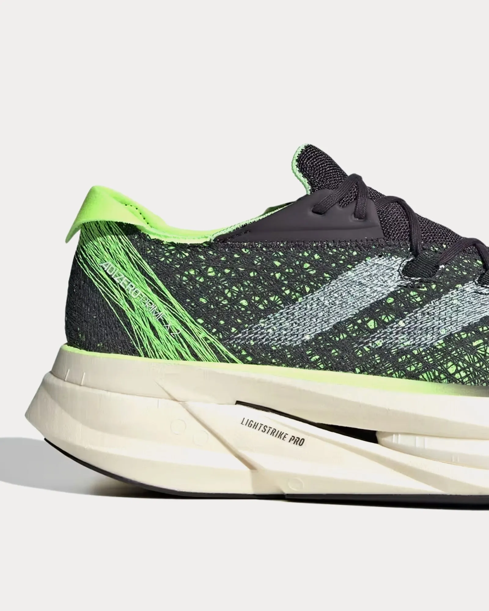 Adizero Prime X 2.0 Aurora Black / Zero Metalic / Green Spark Running Shoes