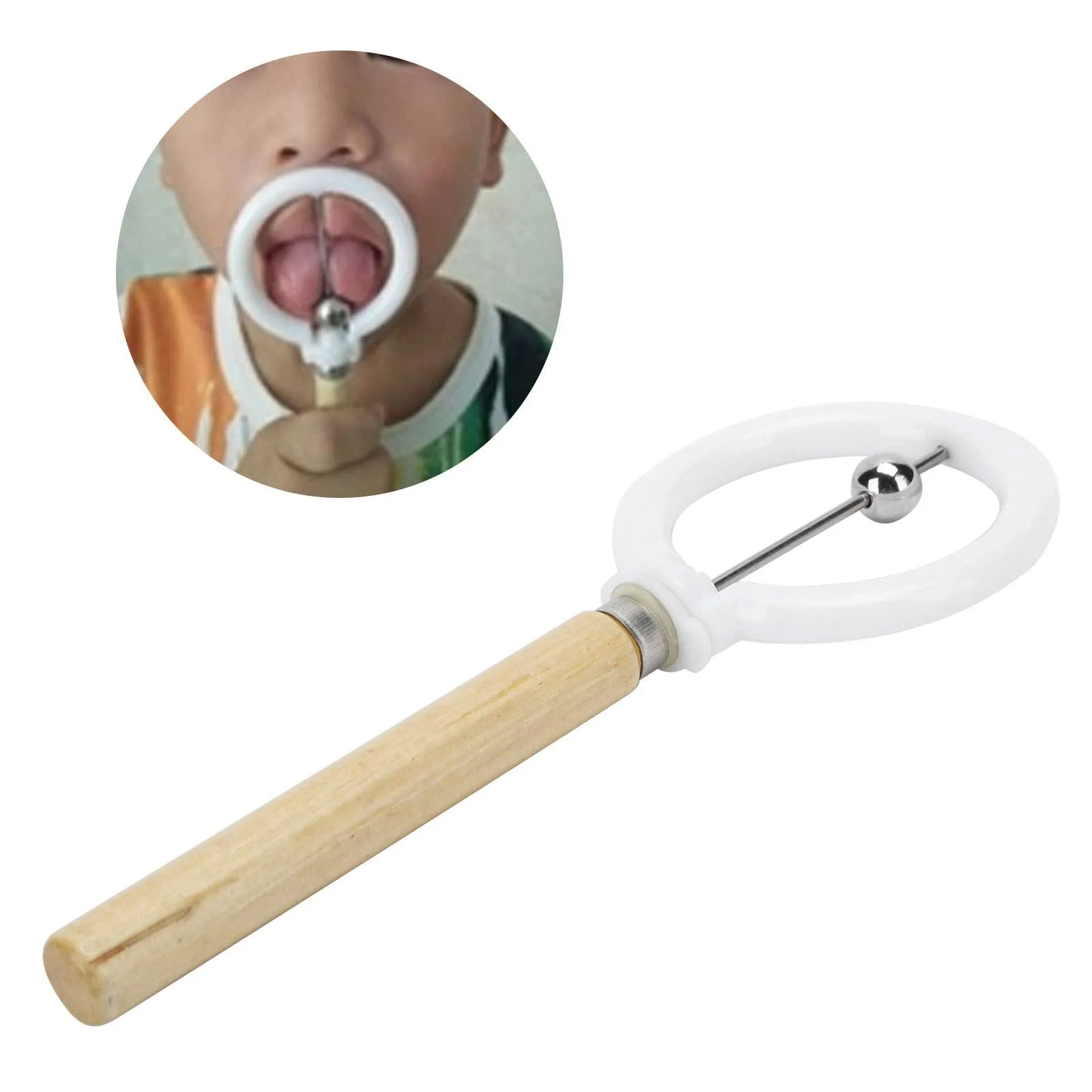 Asixxsix Mouth Tongue Tip Exerciser, Stable Tongue Tip Training Tool, Tongue Training Tool, Tongue Exerciser, Durable Safe for Exercise Tongue Flexibility Kids