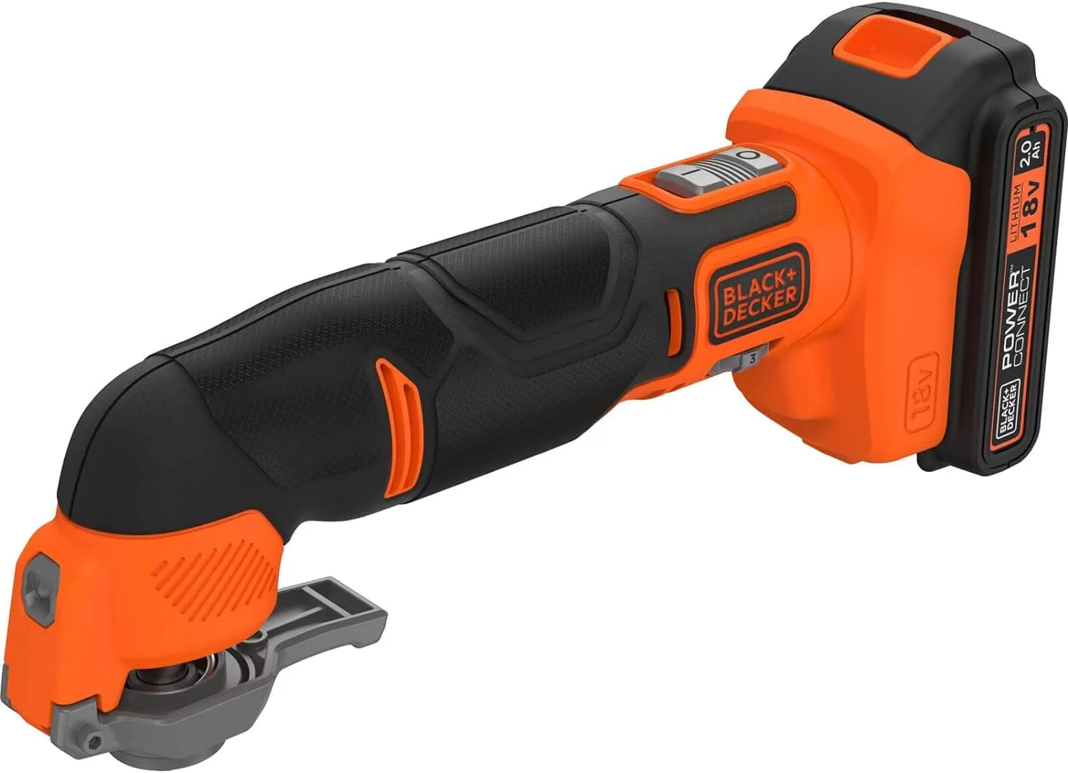 BLACK DECKER 18V Oscillating Tool with 2Ah Battery and Kitbox