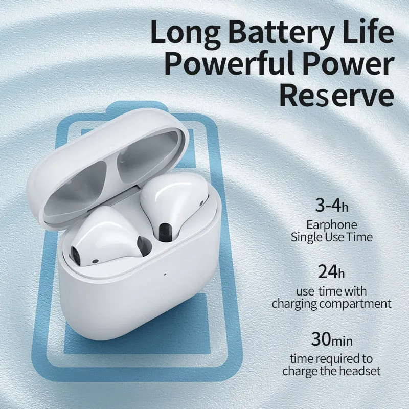 Bluetooth 5.0 True Wireless Earbuds with Charging Box Waterproof Earphone Volume Control Mini TWS Headphone Handsfree for Sports