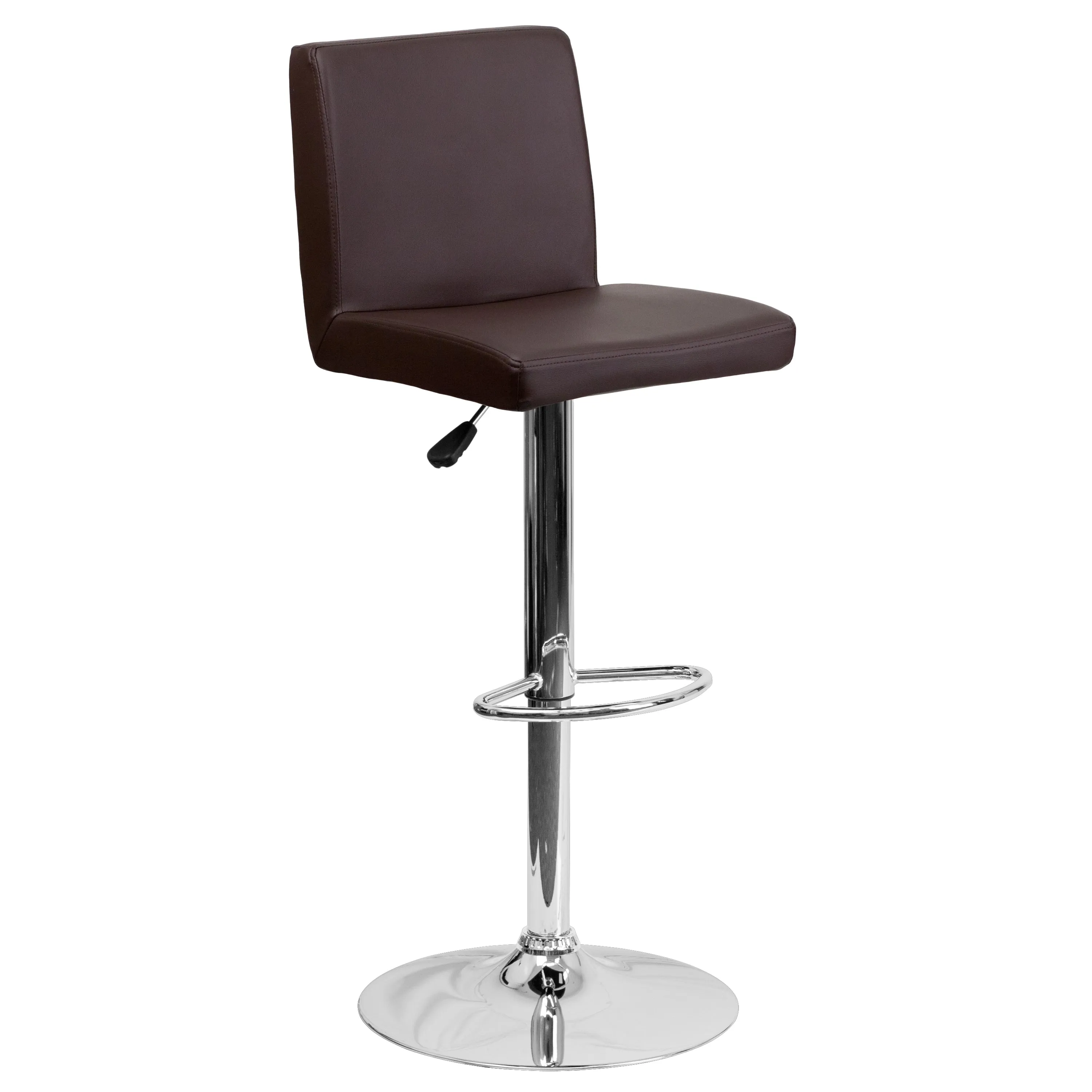 Brown Vinyl Barstool CH-92066-BRN-GG