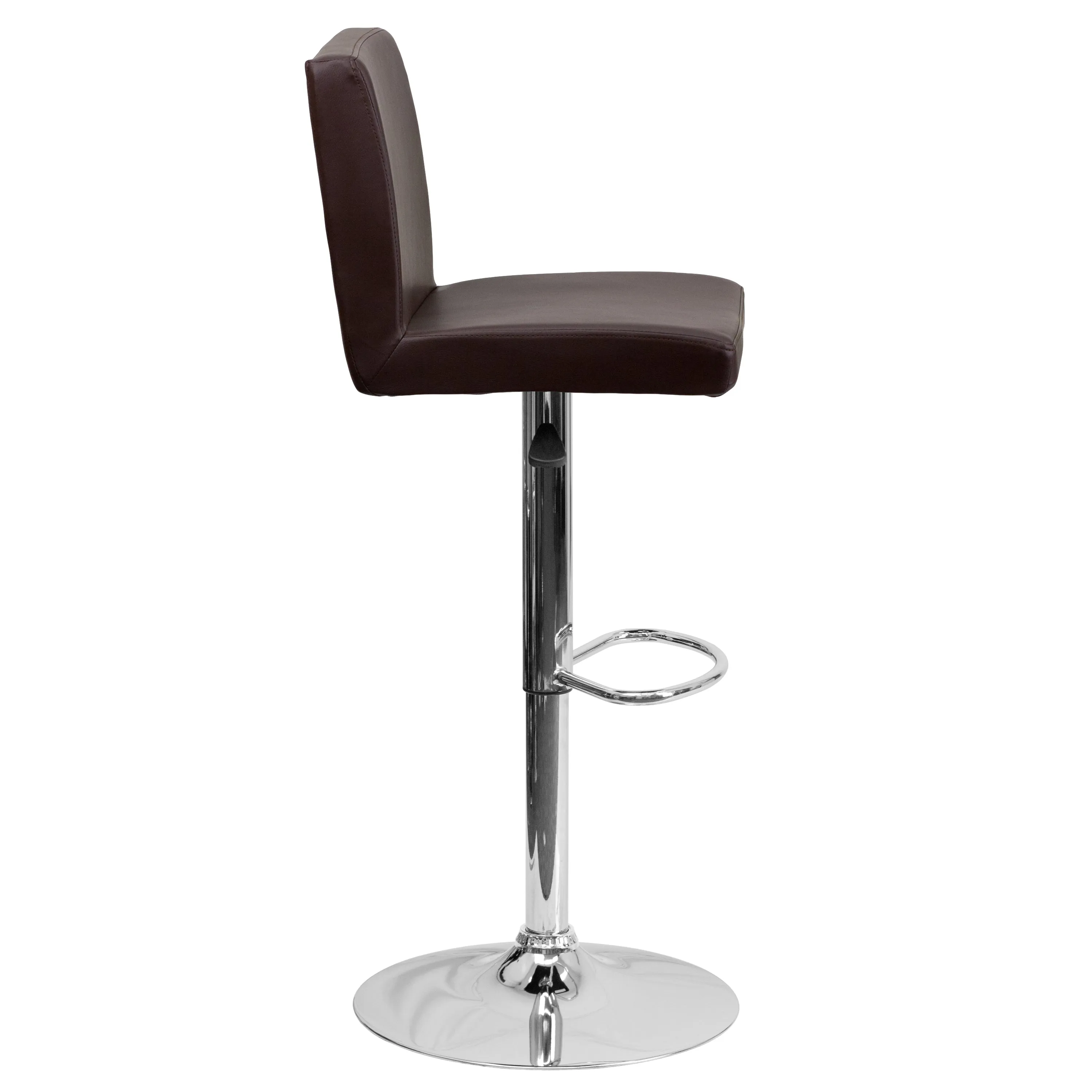 Brown Vinyl Barstool CH-92066-BRN-GG