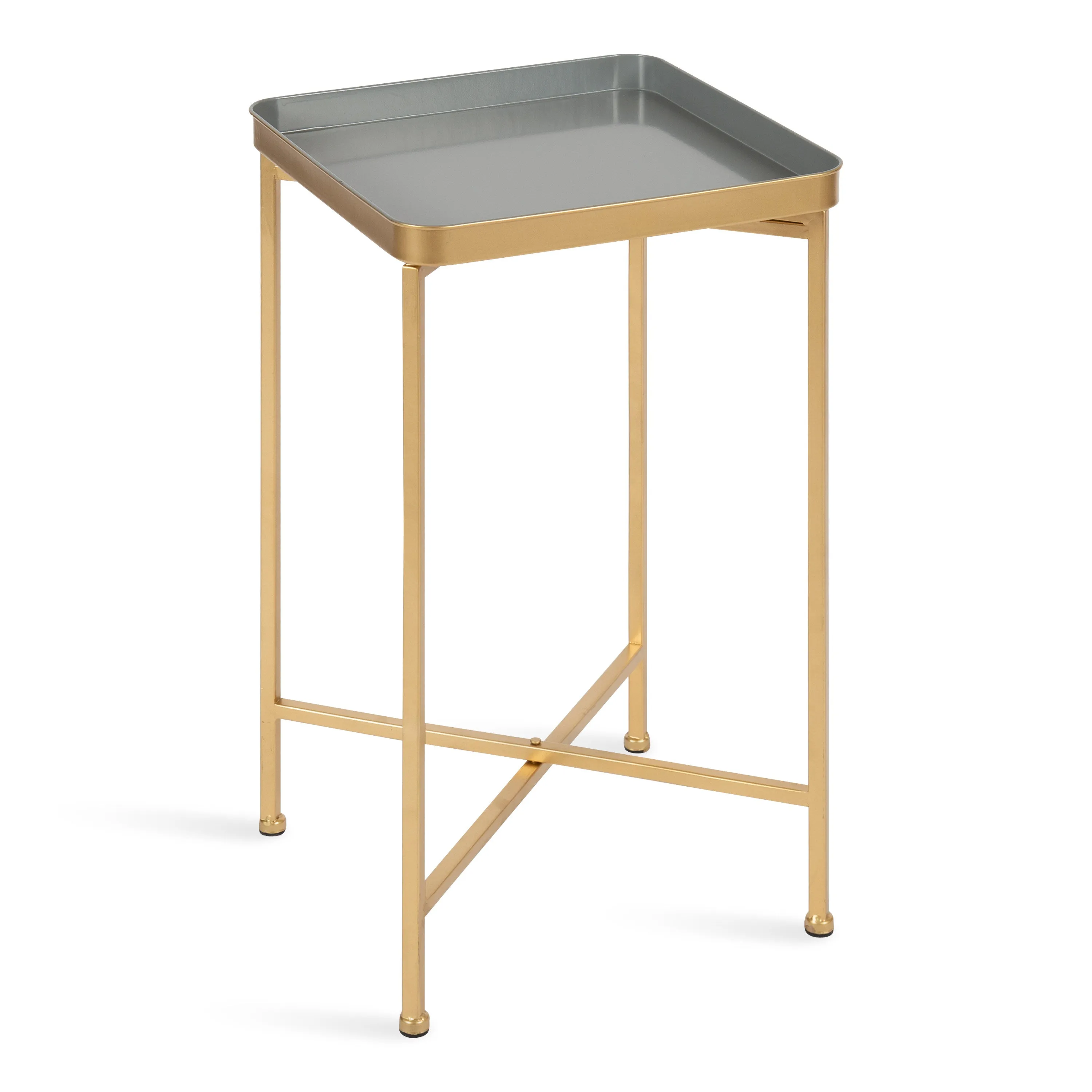 Celia Metal Tray Accent Table