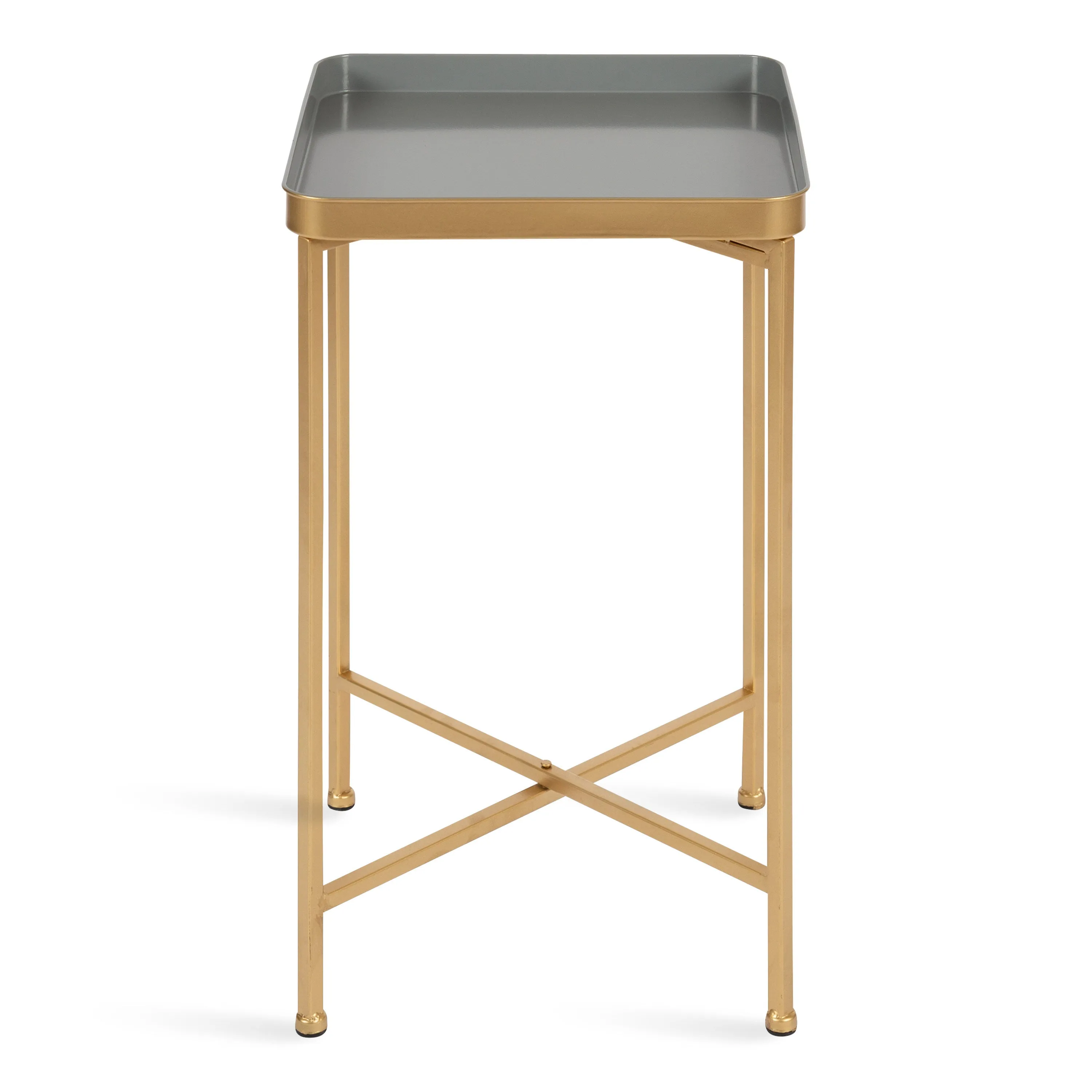 Celia Metal Tray Accent Table