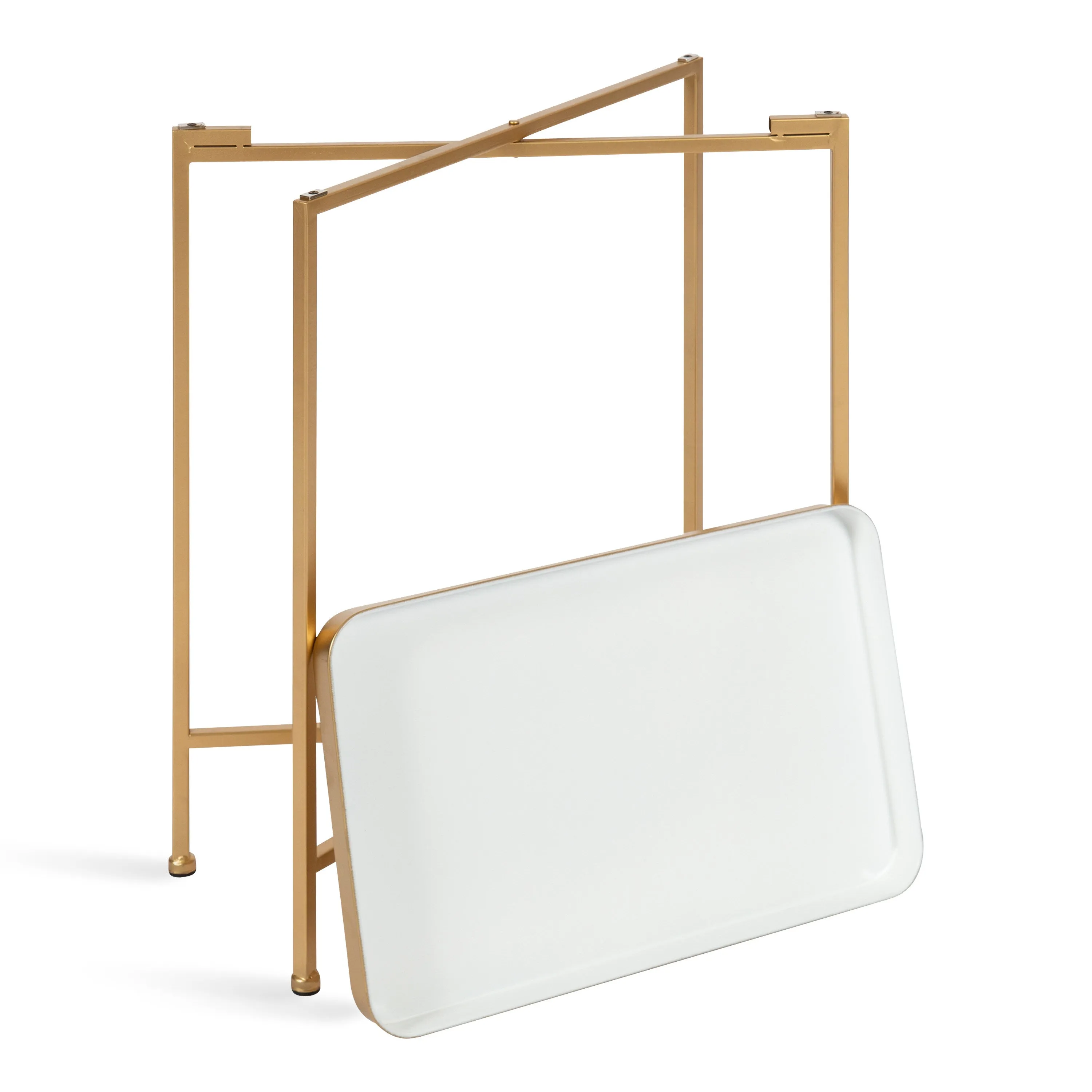Celia Metal Tray Accent Table