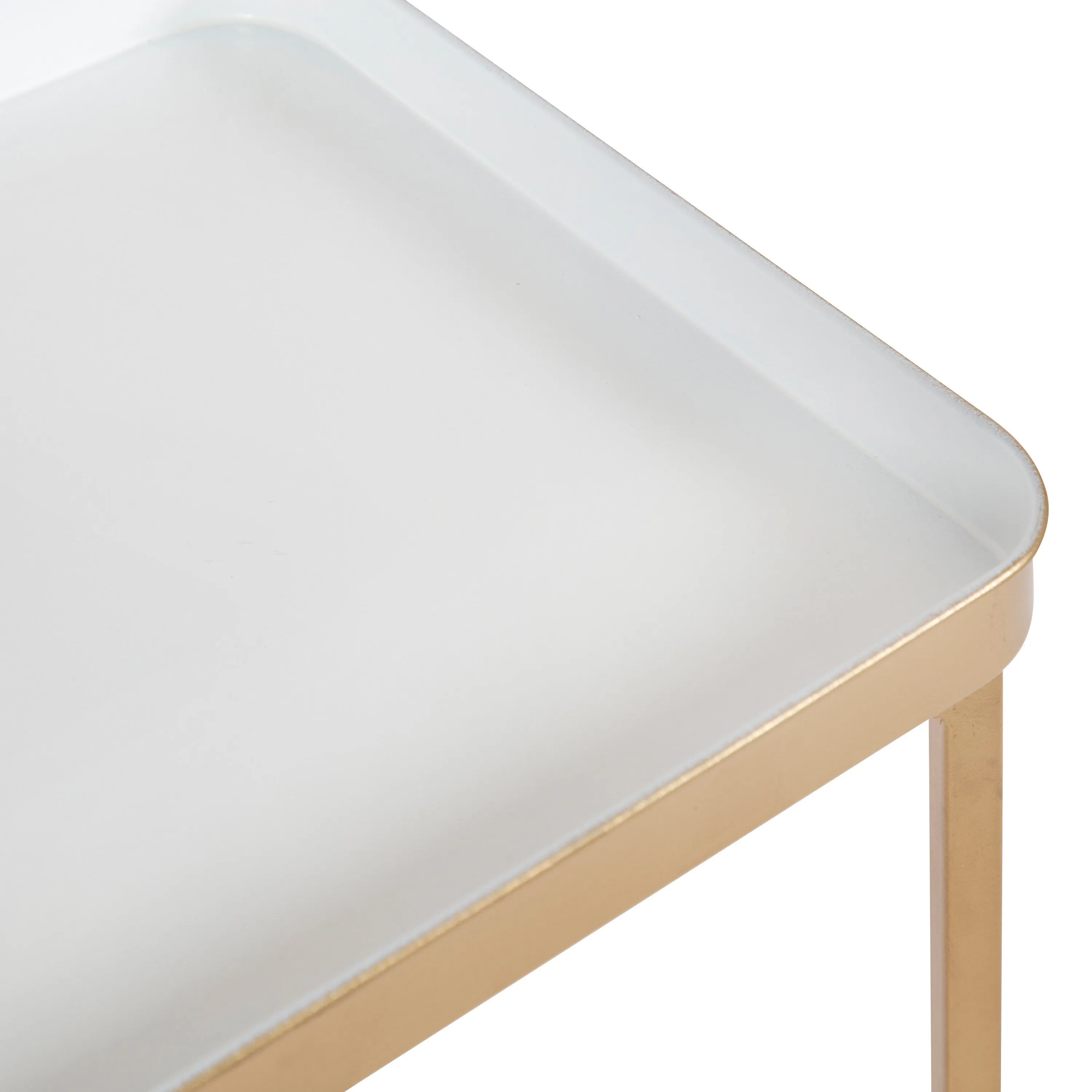 Celia Metal Tray Accent Table