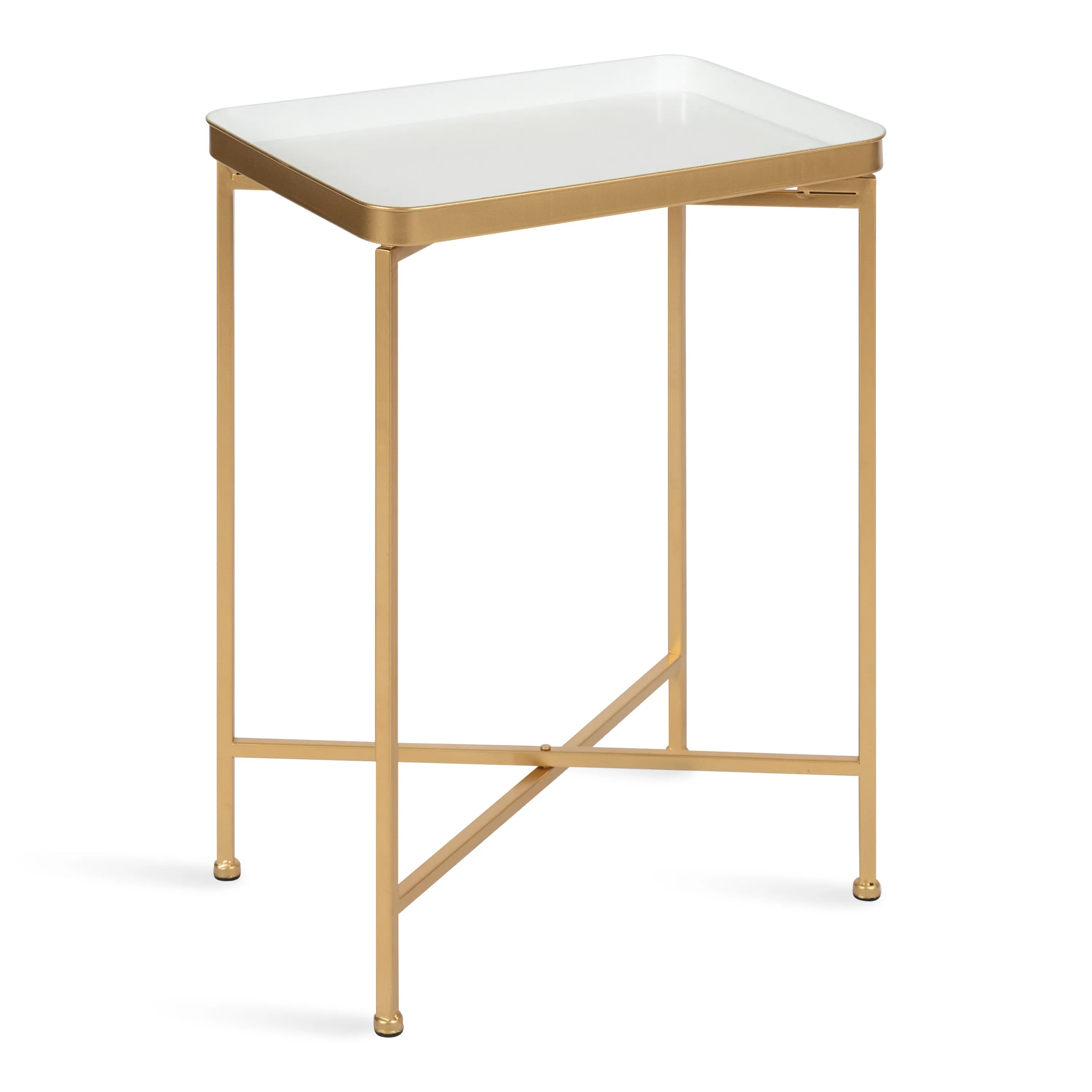 Celia Metal Tray Accent Table
