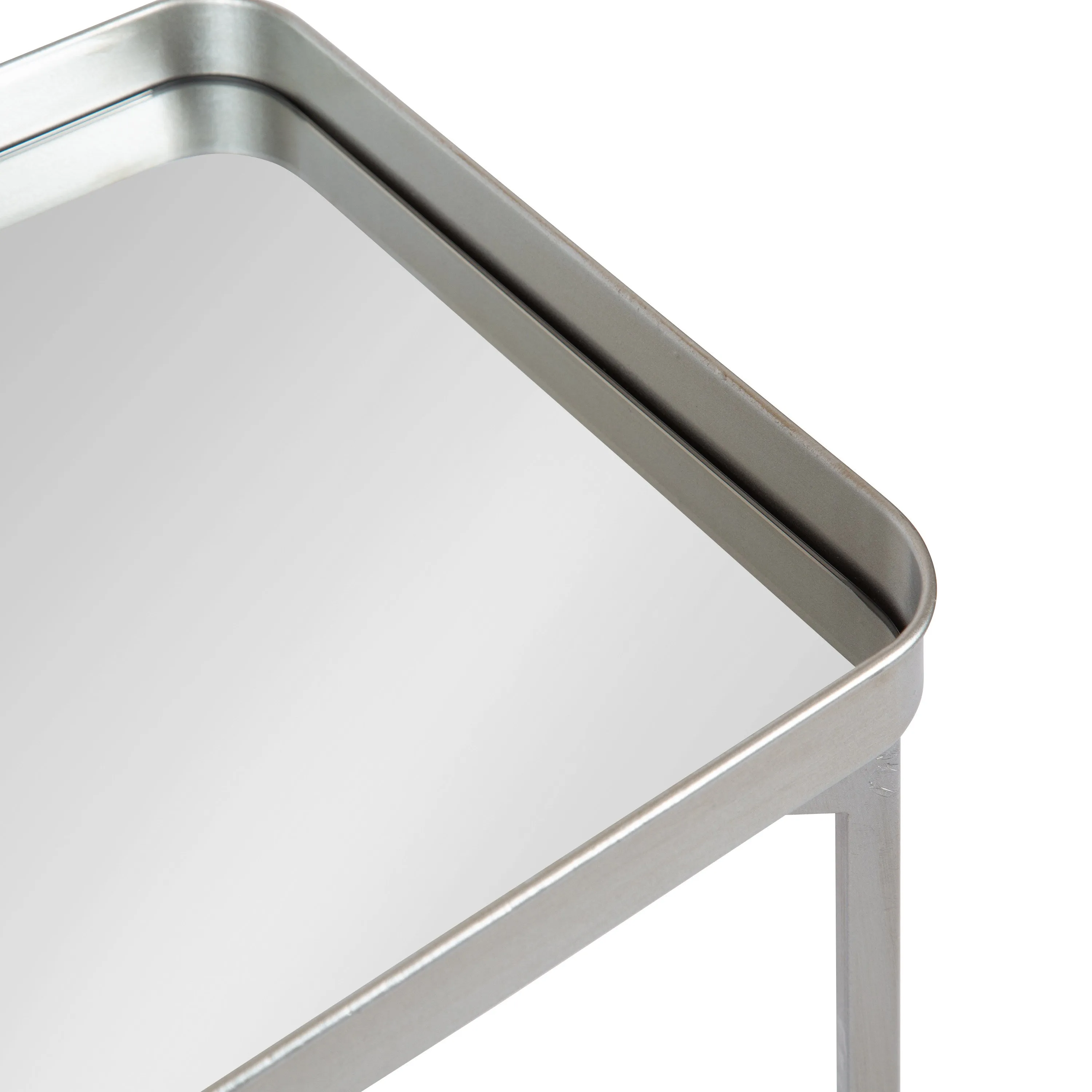 Celia Metal Tray Accent Table