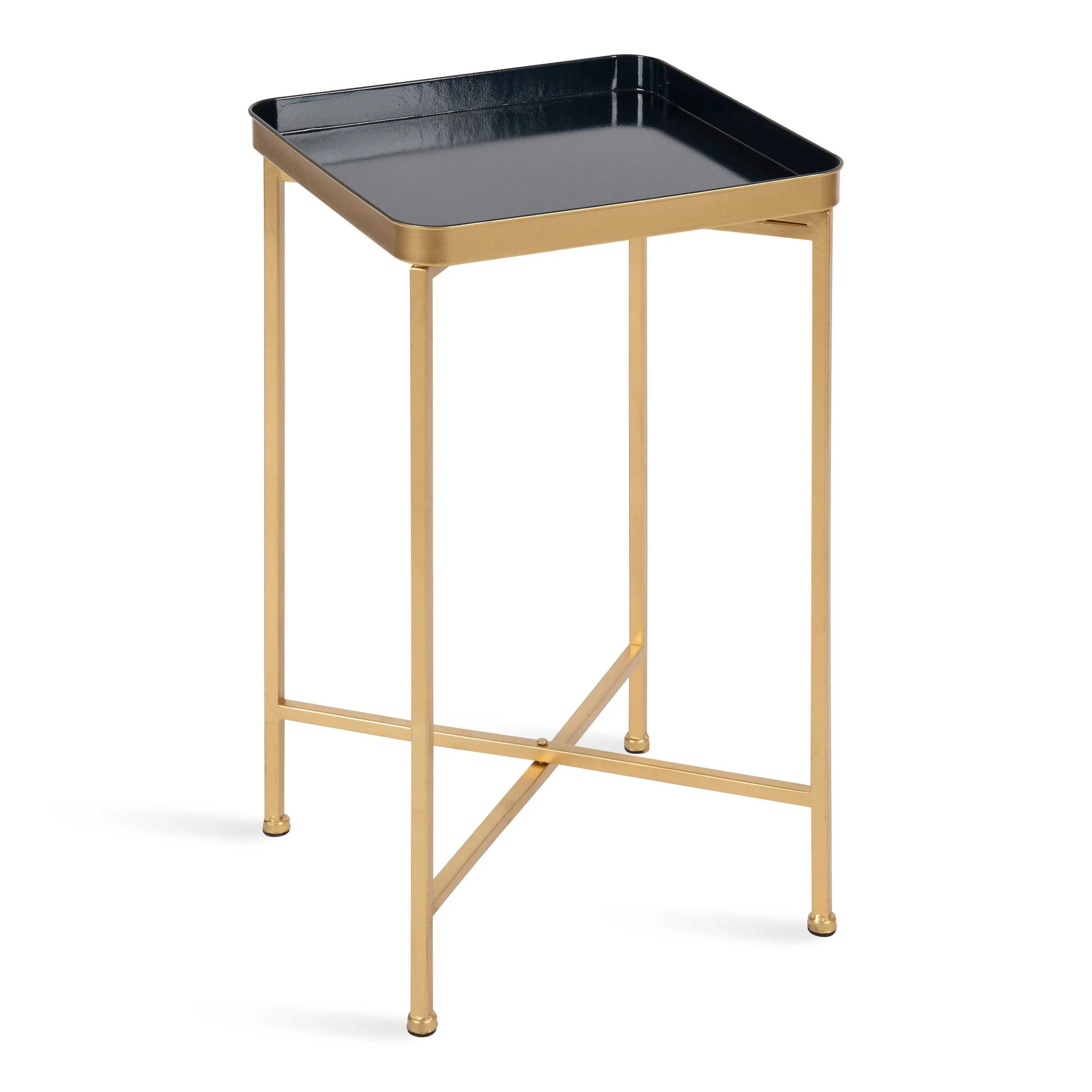 Celia Metal Tray Accent Table