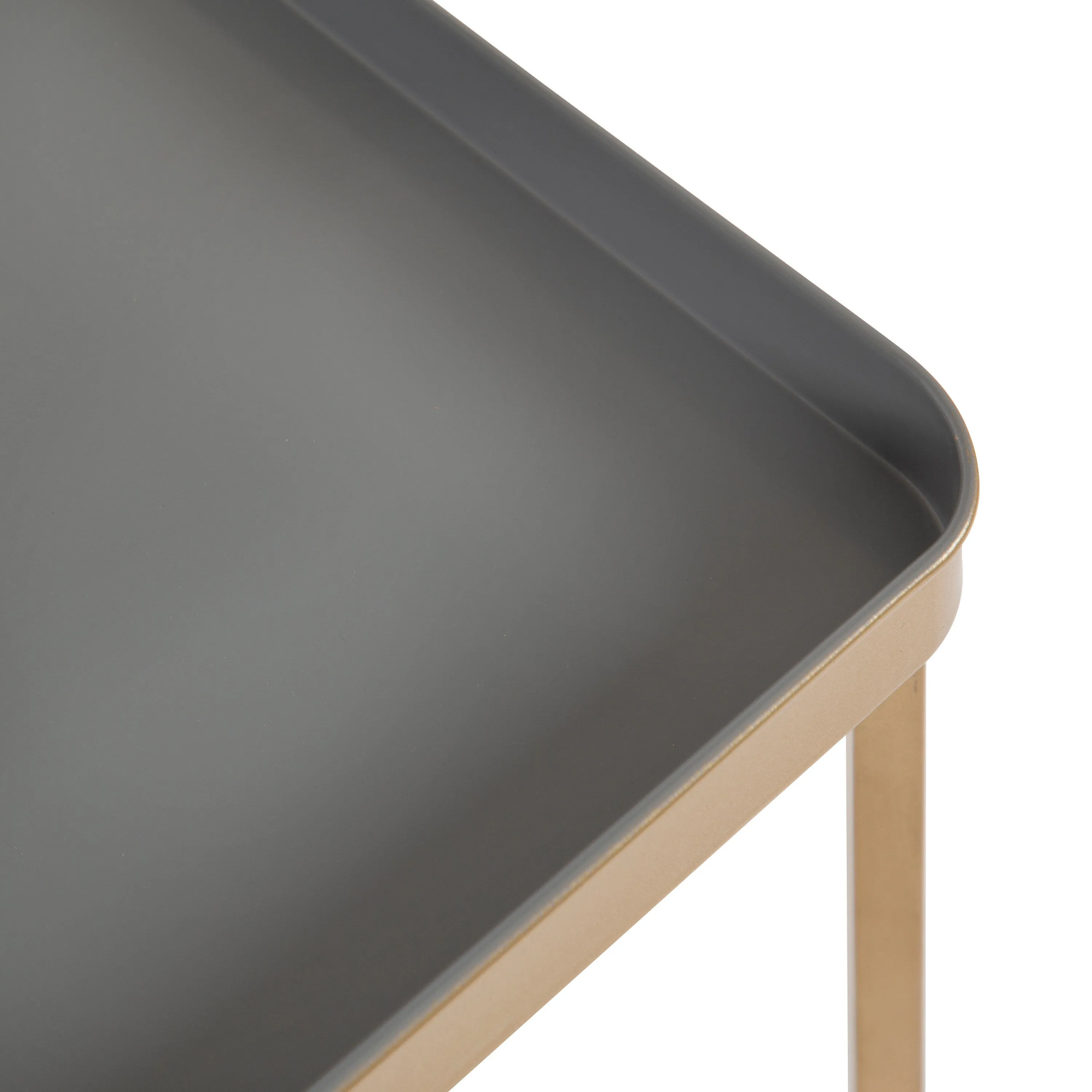 Celia Metal Tray Accent Table