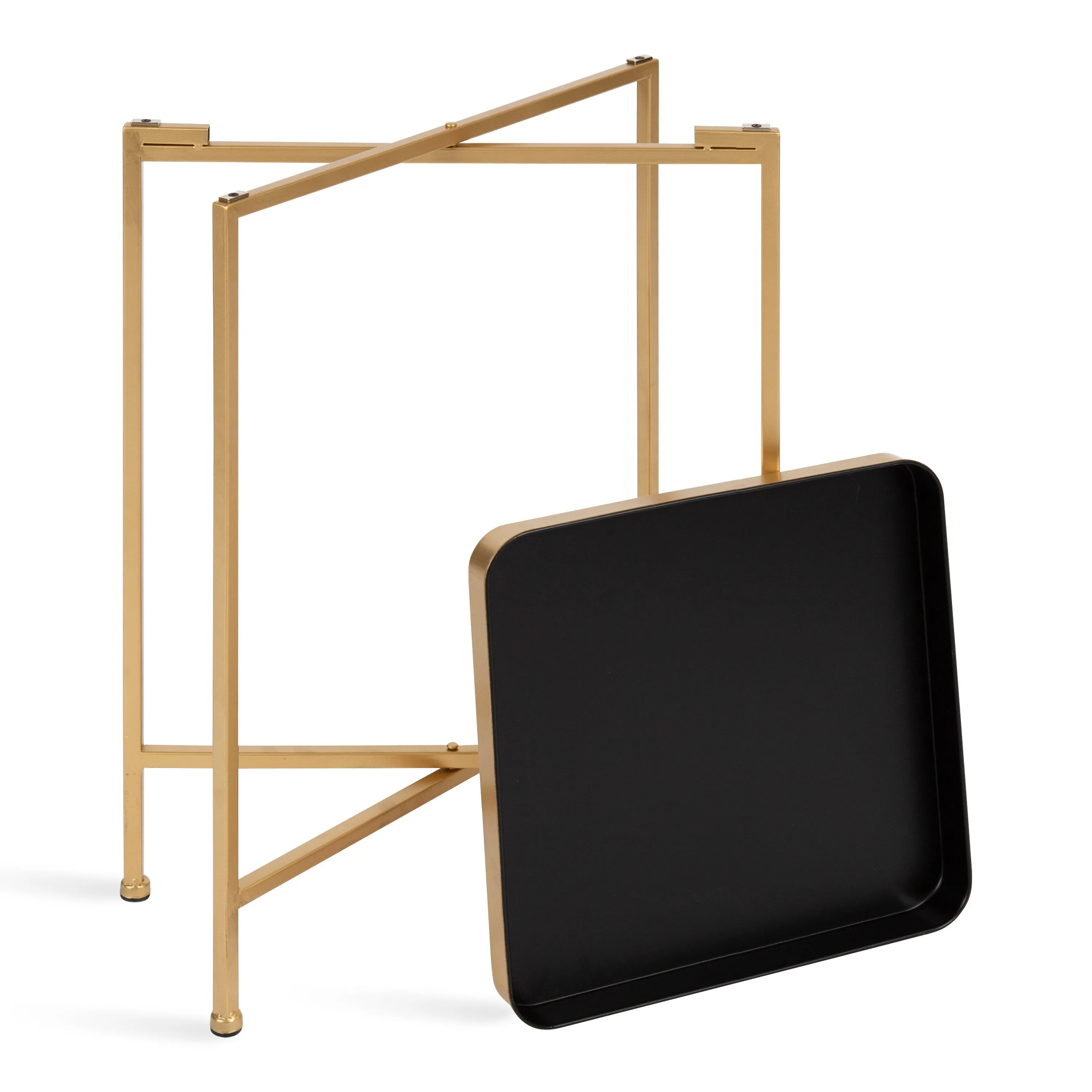 Celia Metal Tray Accent Table