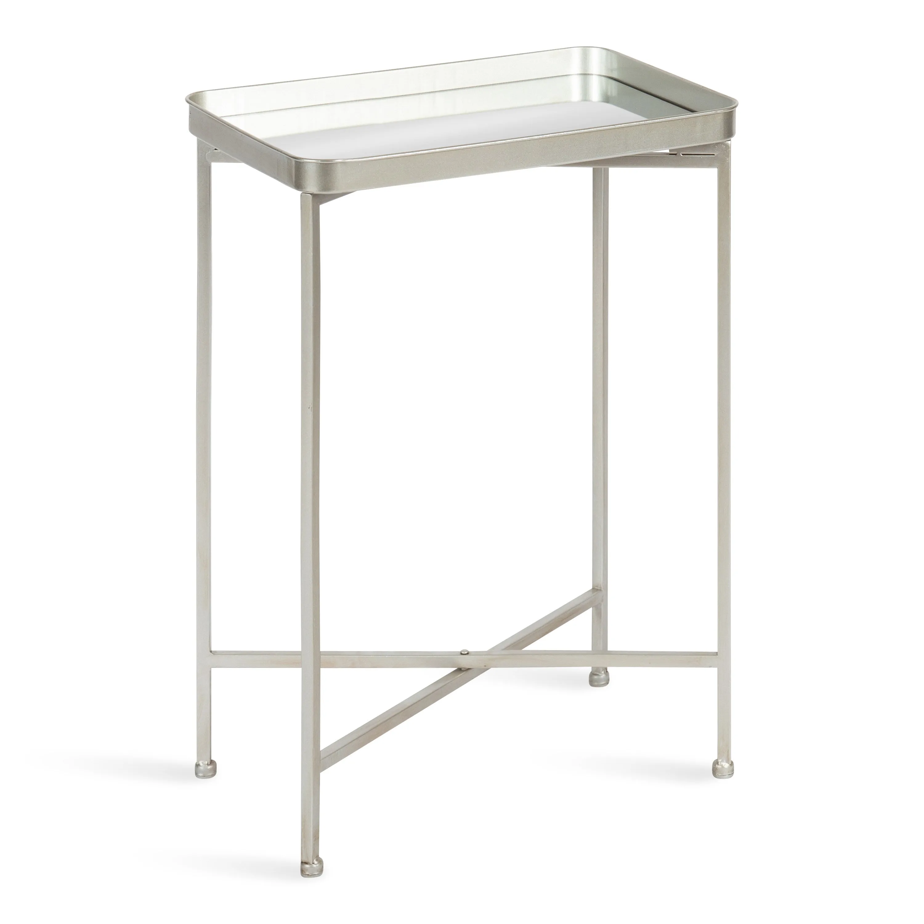 Celia Metal Tray Accent Table