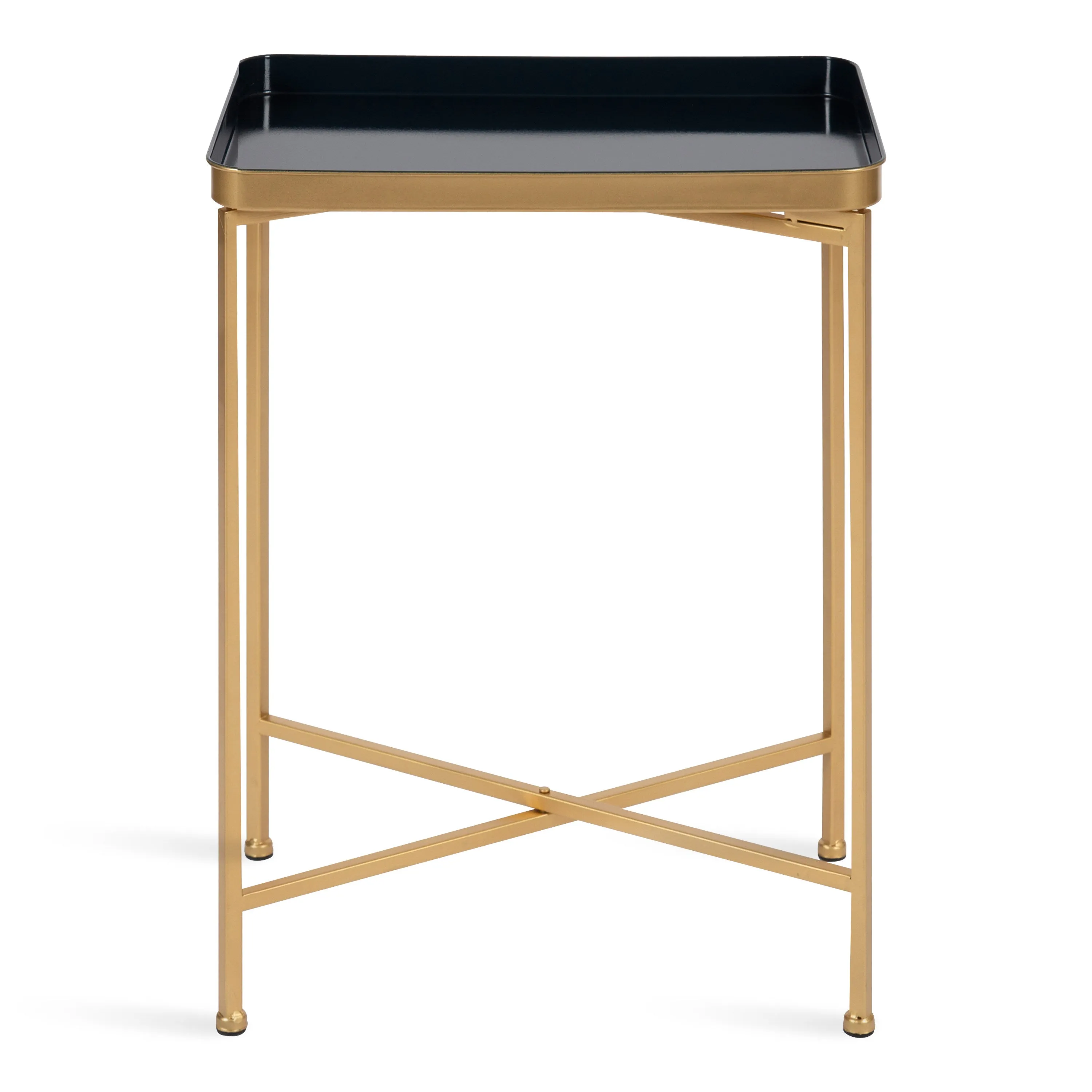 Celia Metal Tray Accent Table