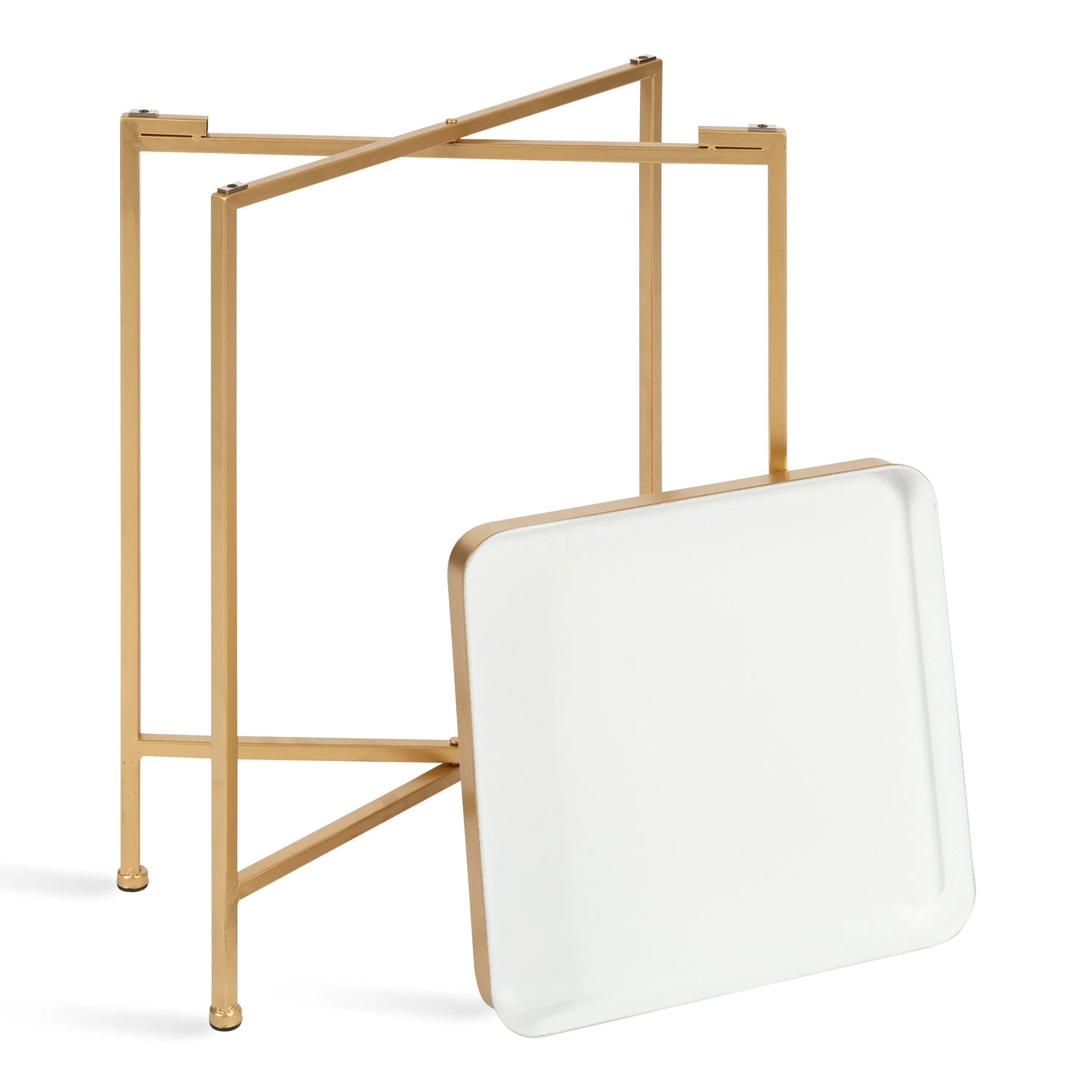 Celia Metal Tray Accent Table