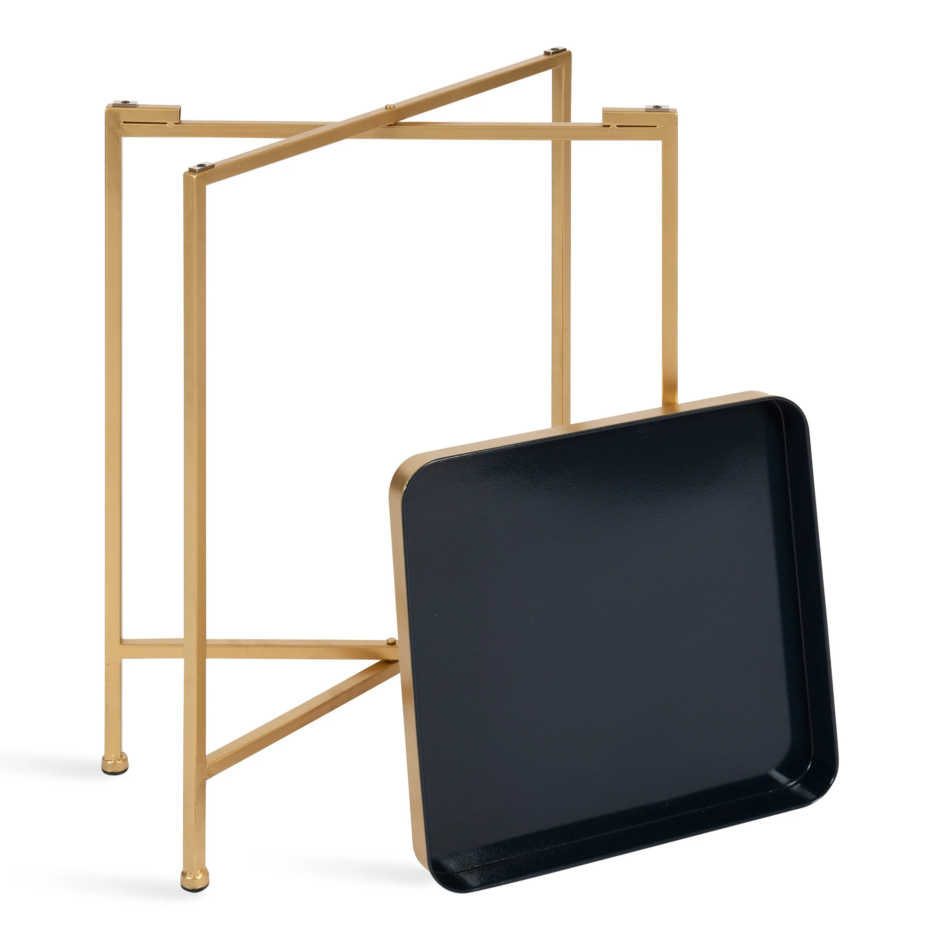 Celia Metal Tray Accent Table