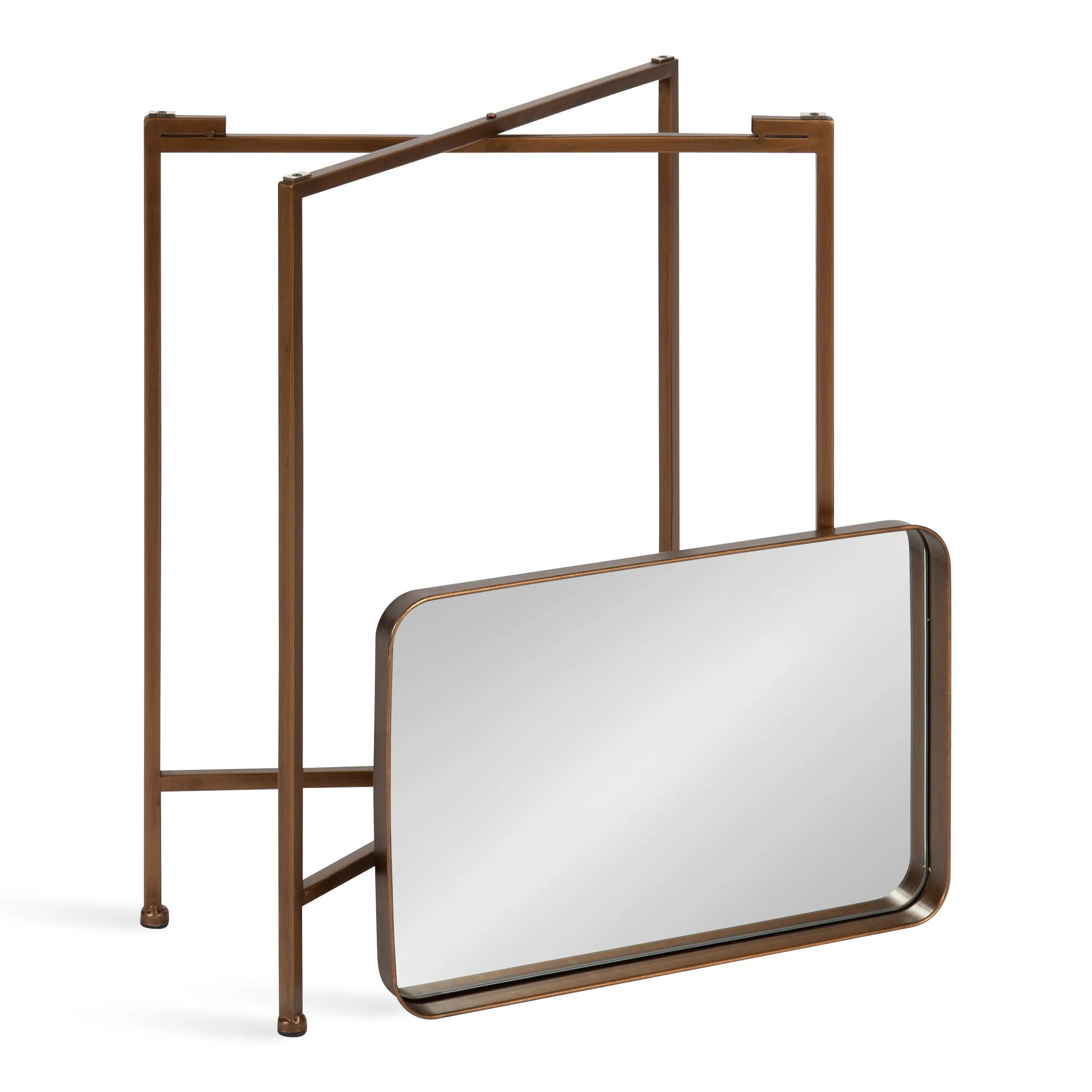 Celia Metal Tray Accent Table