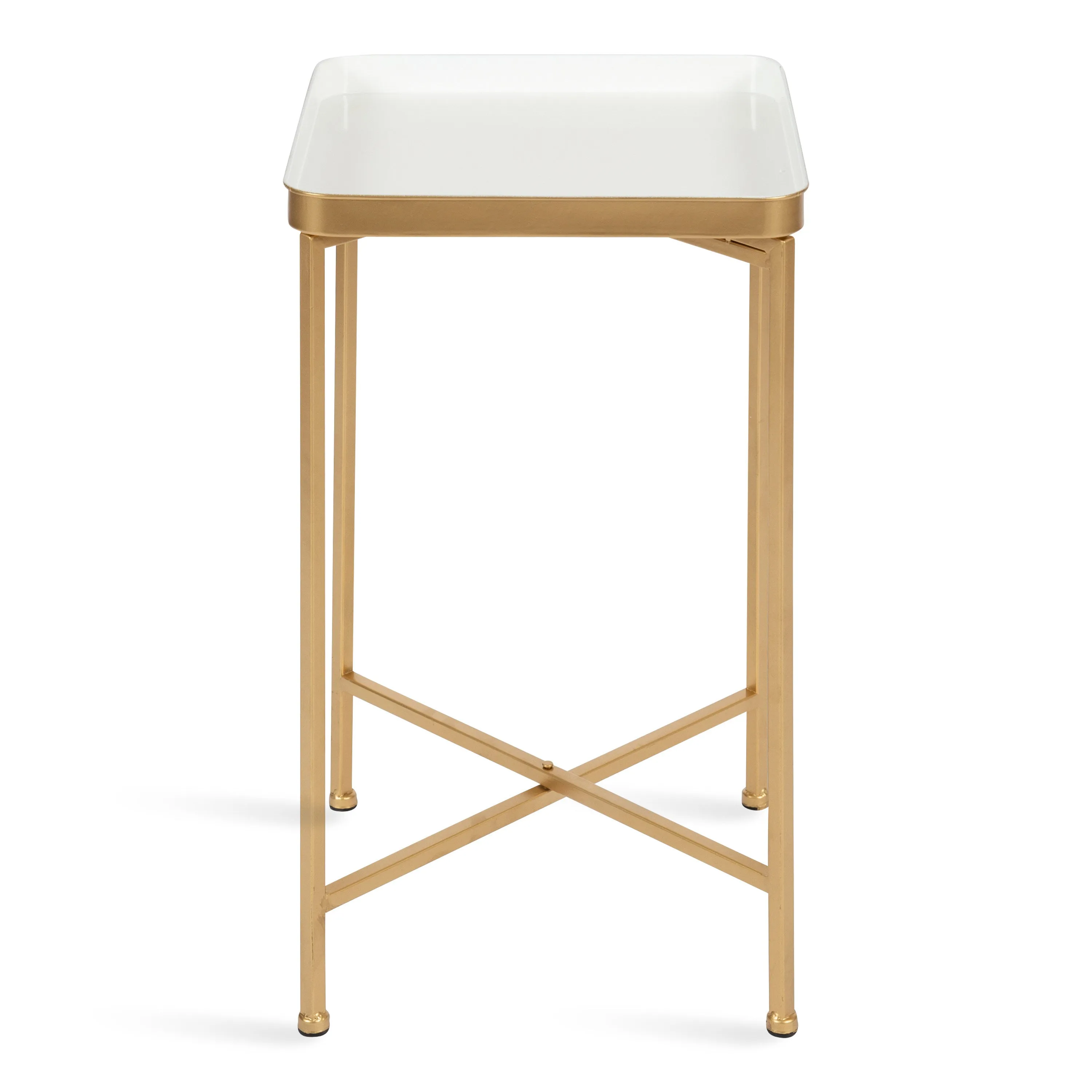 Celia Metal Tray Accent Table