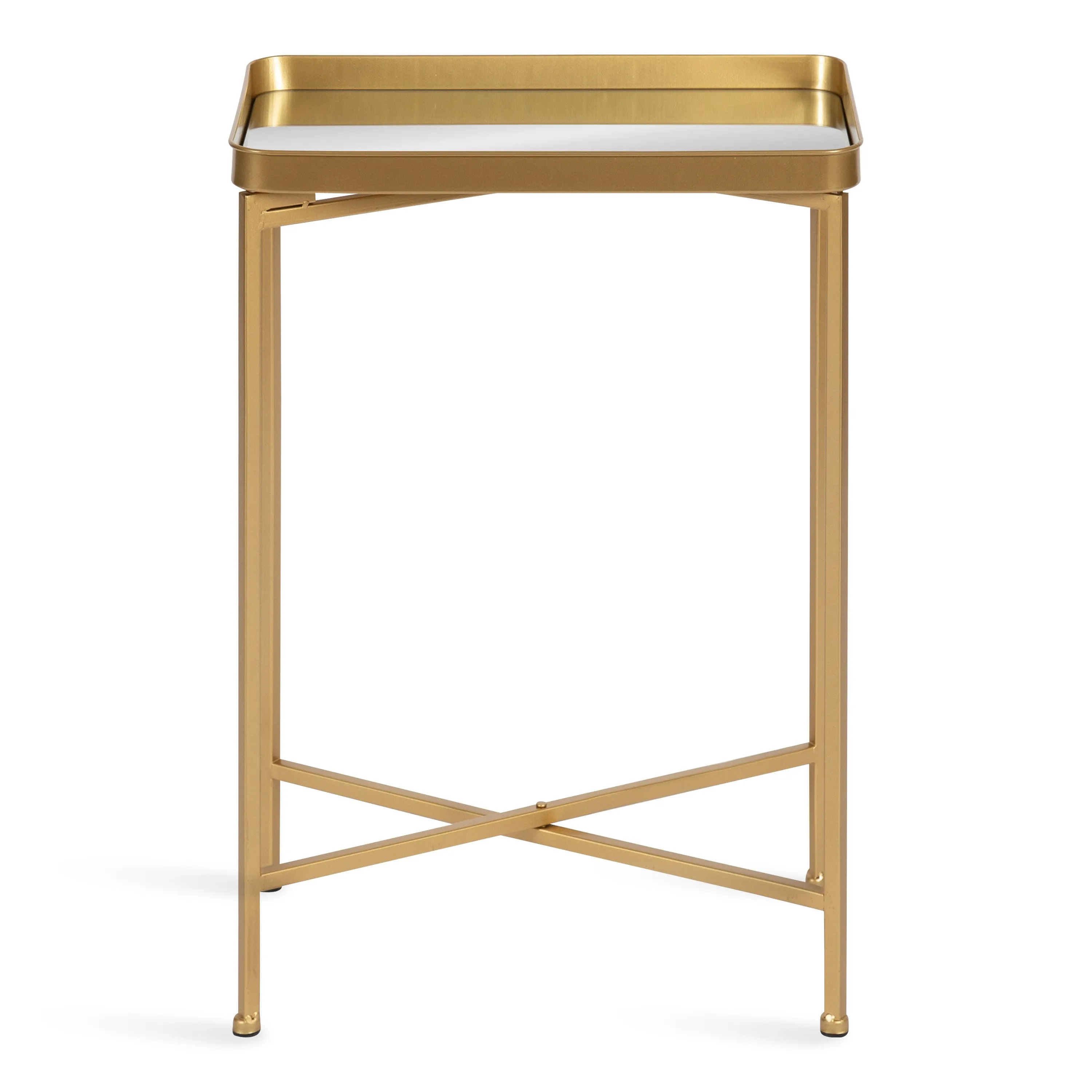 Celia Metal Tray Accent Table