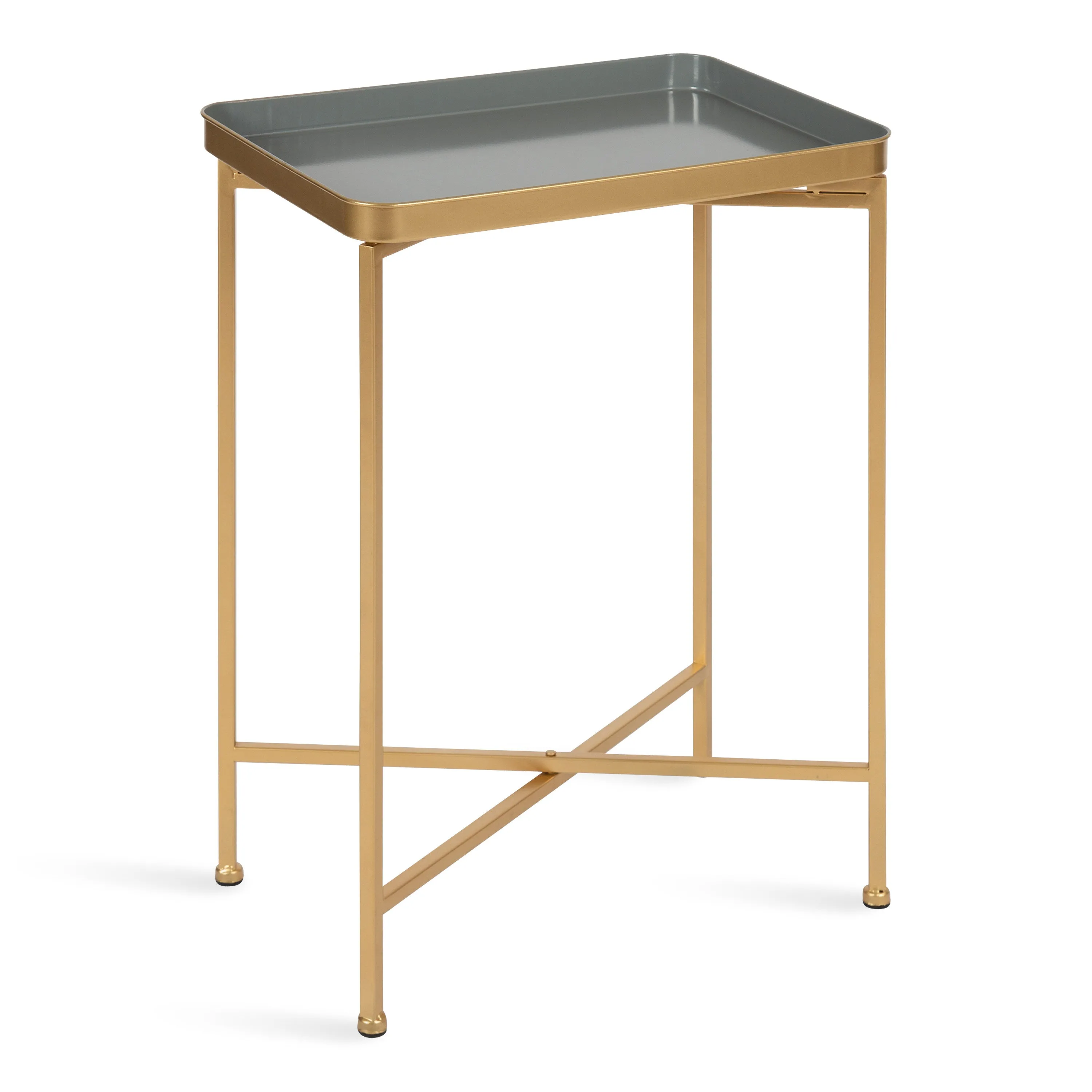 Celia Metal Tray Accent Table