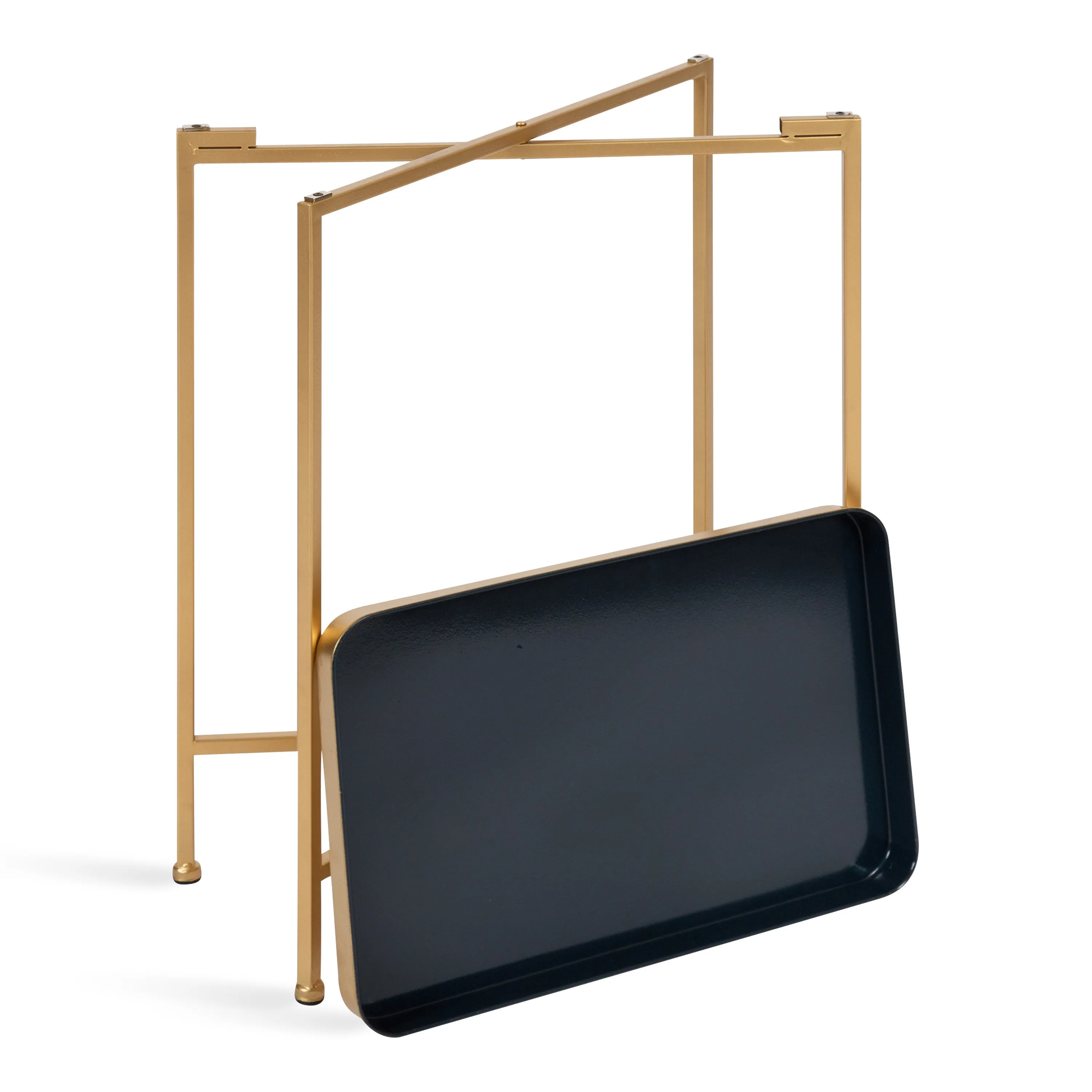 Celia Metal Tray Accent Table