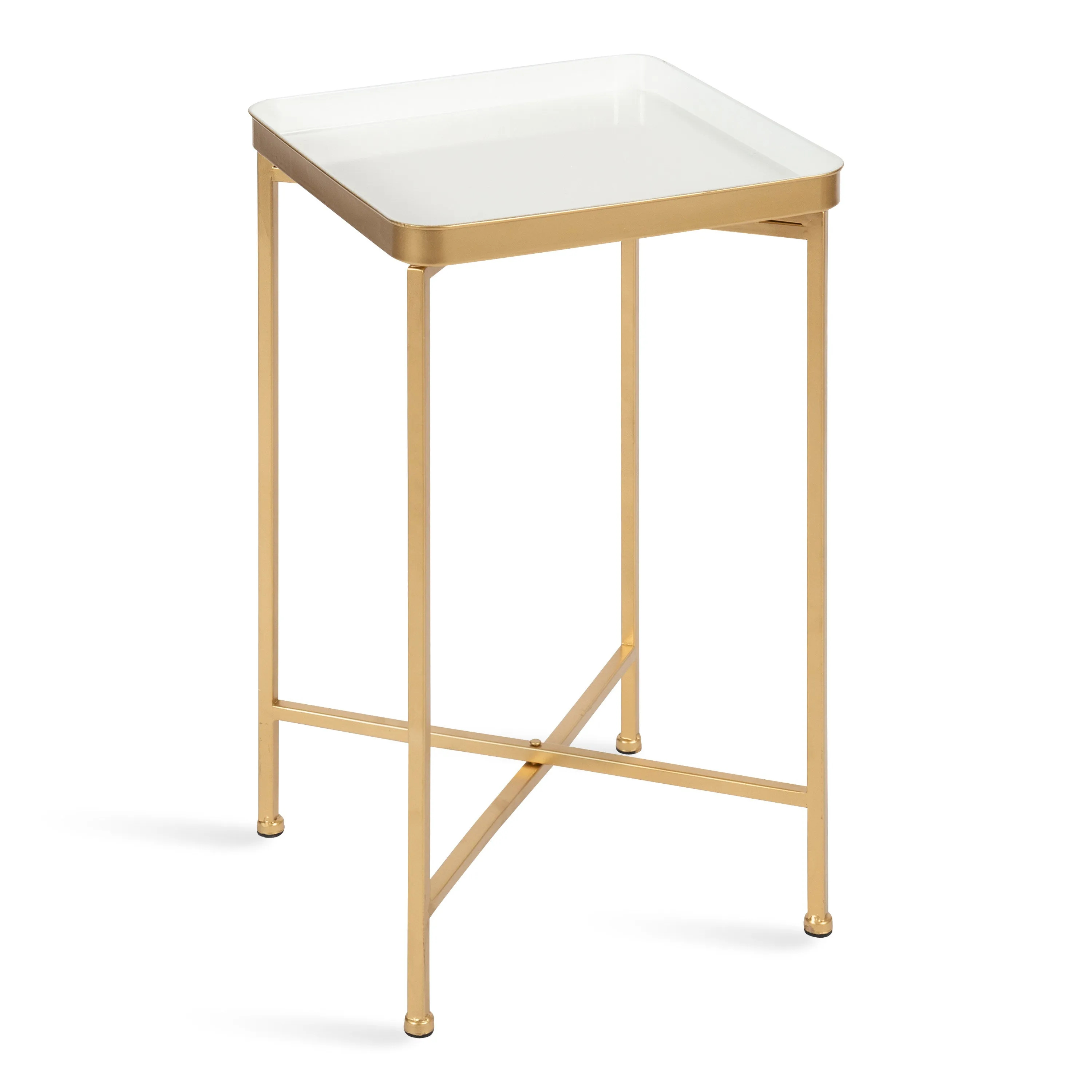 Celia Metal Tray Accent Table