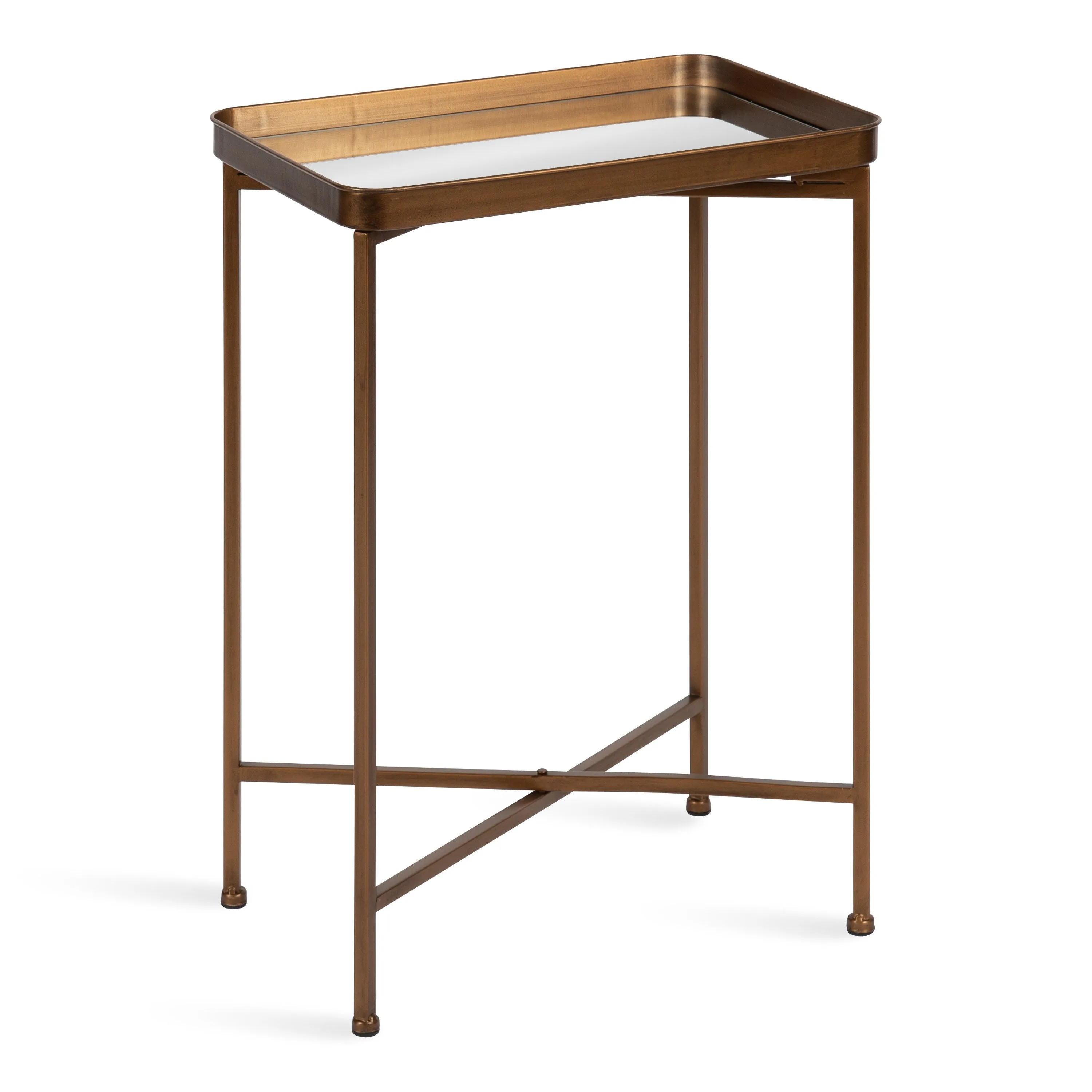 Celia Metal Tray Accent Table