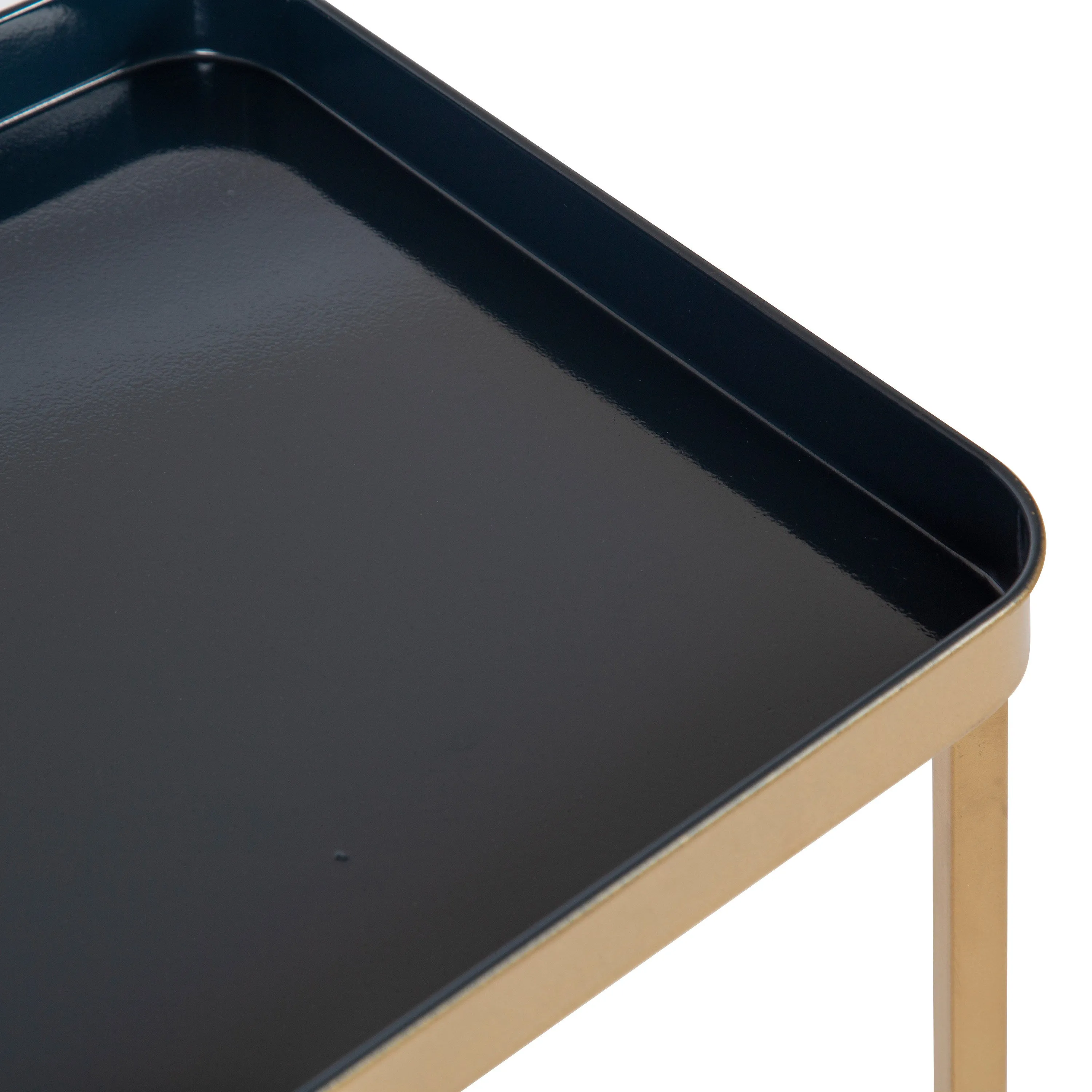 Celia Metal Tray Accent Table