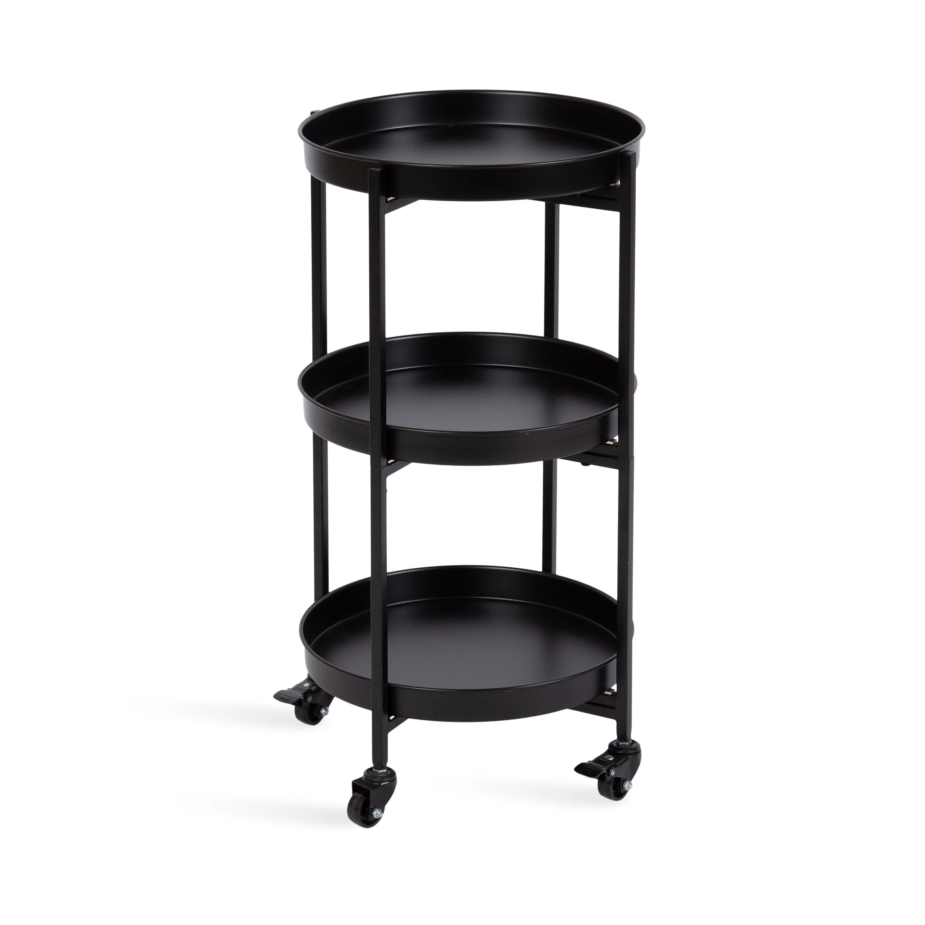 Celia Round Metal Bar Cart