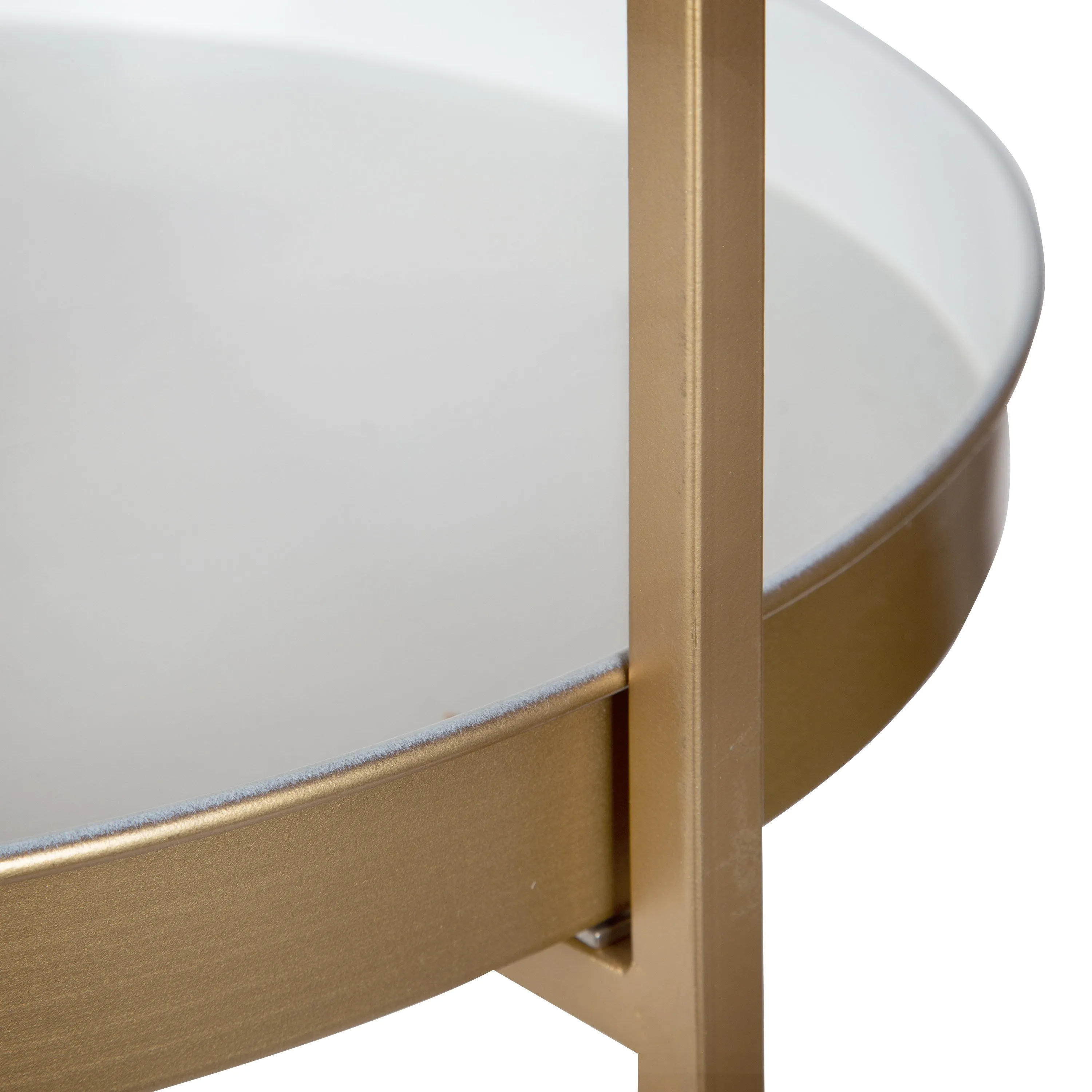 Celia Round Metal Bar Cart