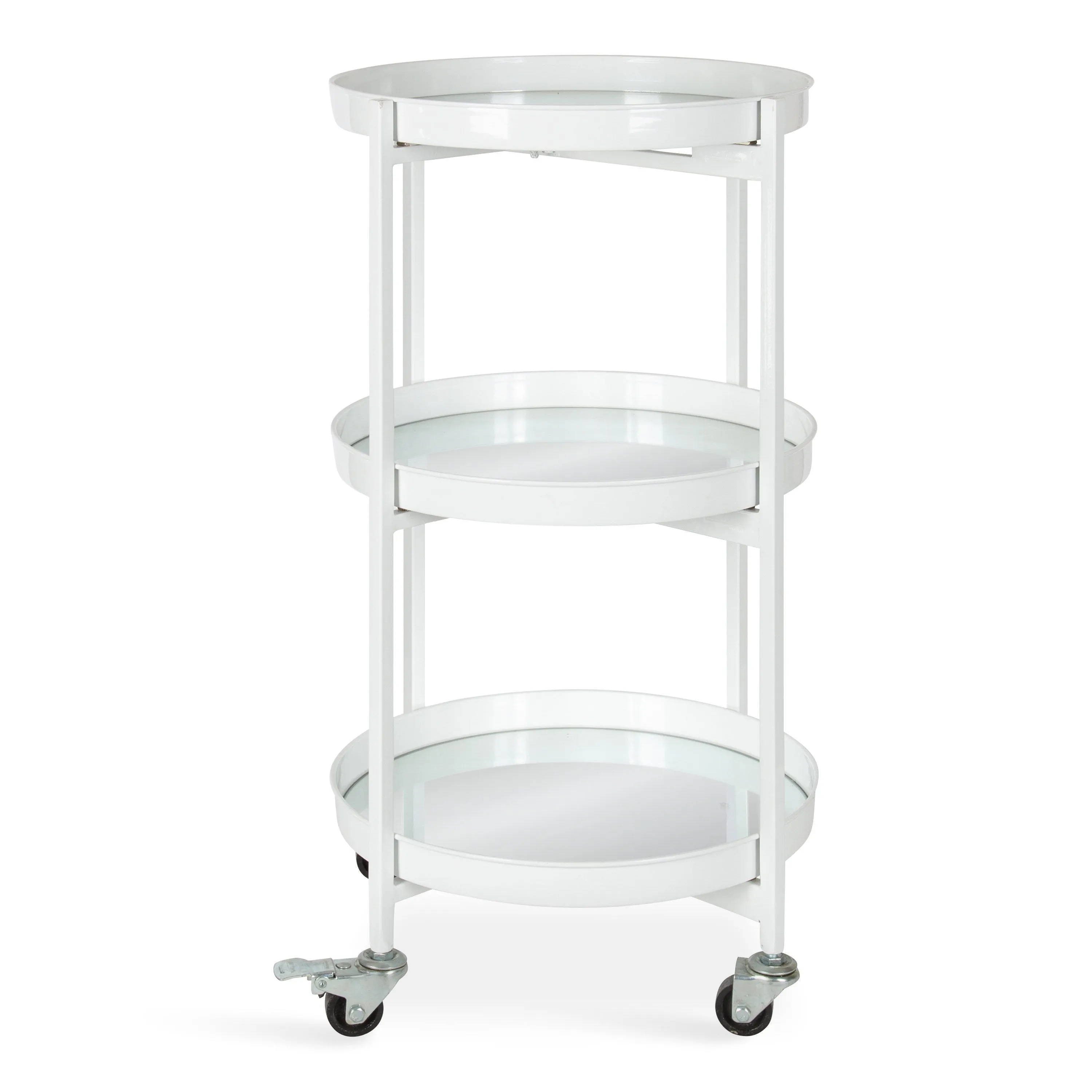 Celia Round Metal Bar Cart