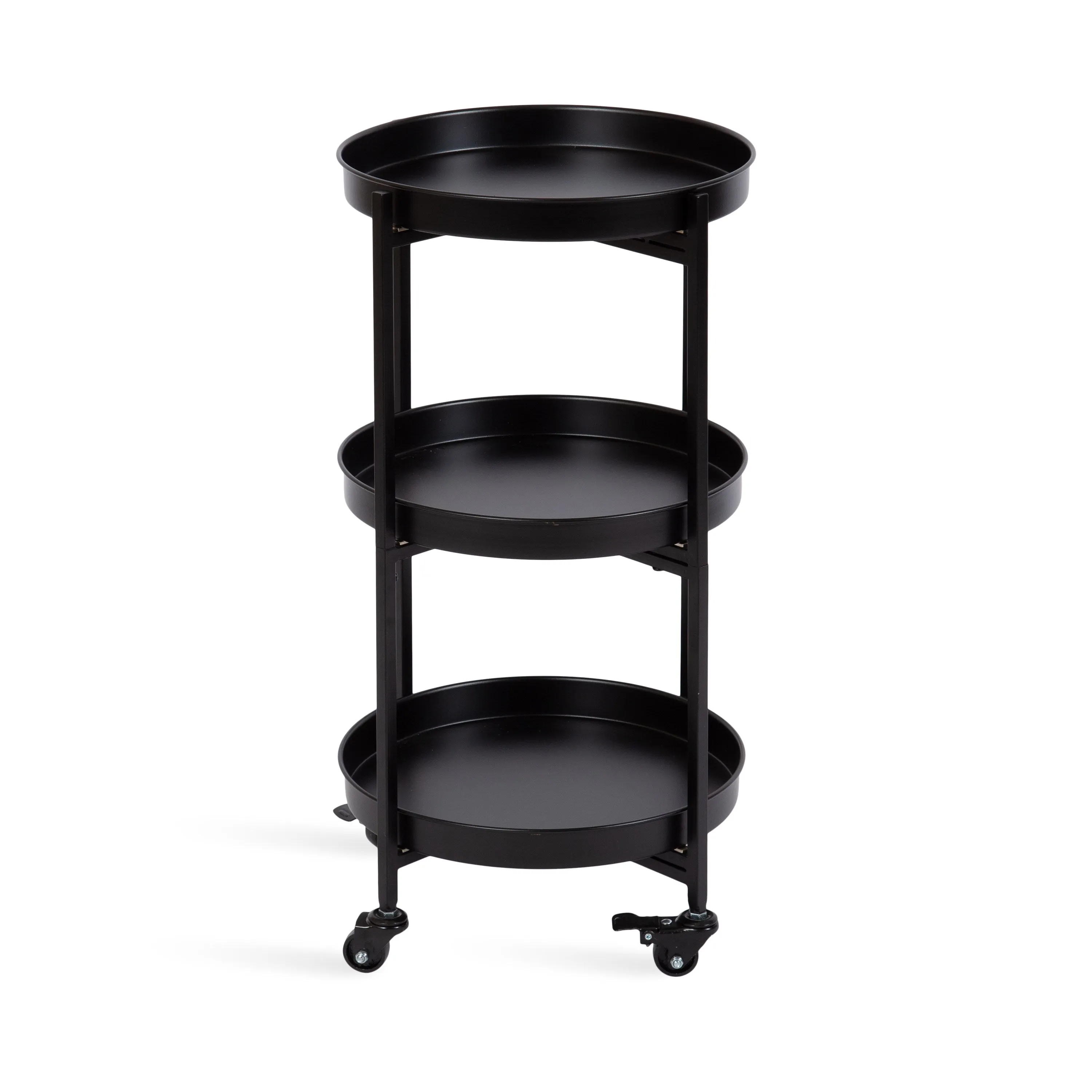 Celia Round Metal Bar Cart
