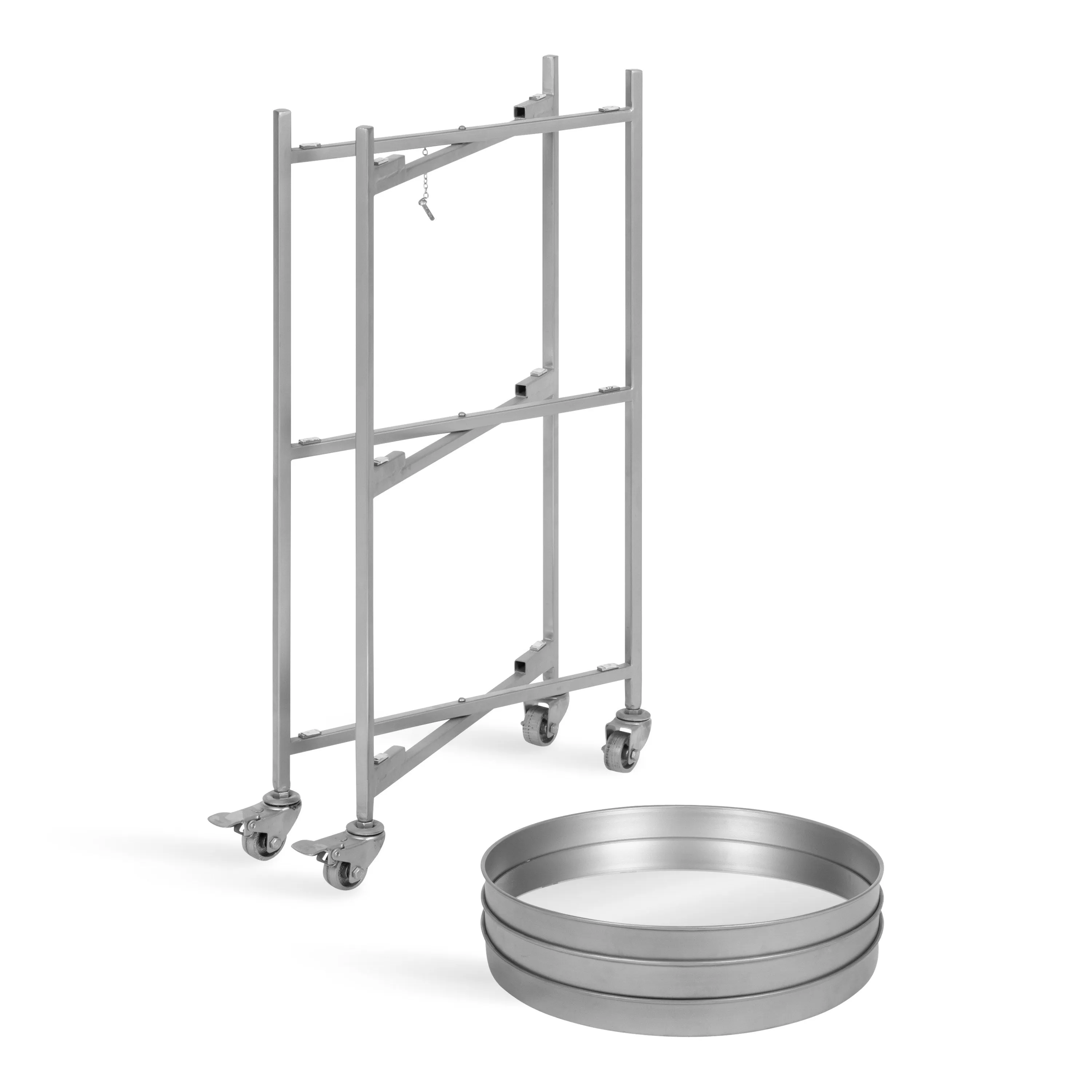 Celia Round Metal Bar Cart