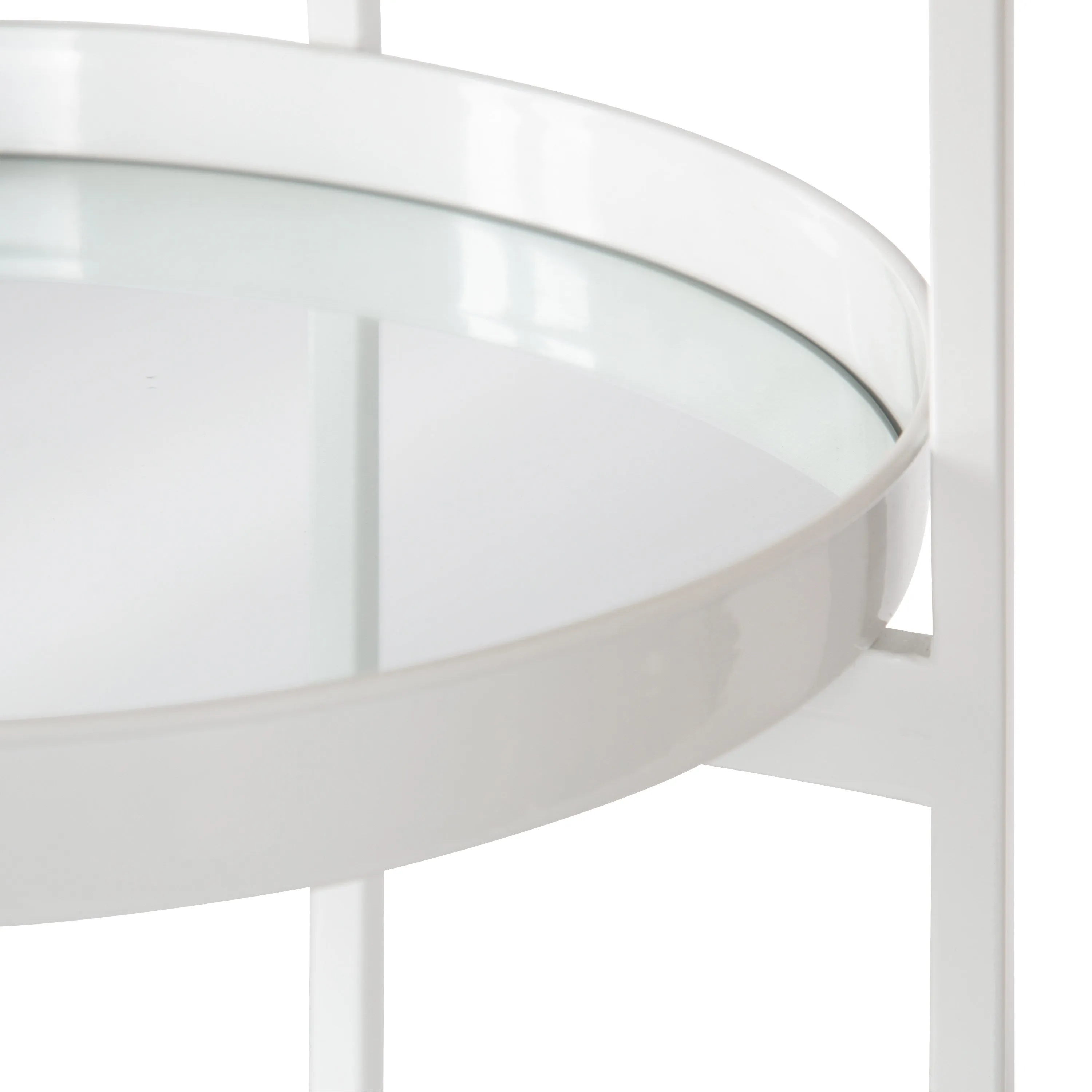 Celia Round Metal Bar Cart