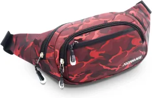 Crossbody Fanny Packs for Women, 5-Zipper Pockets Water Resistant Practical Waist Bag, for Outdoor Running Cycling Sports Travel Hiking Camping Fishing Fashionable Belt Bags Crossbody Fanny Packs for Women, 5-Zipper Pockets Water Resistant Practical Waist Bag, for Outdoor Running Cycling Sports Travel Hiking Camping Fishing Fashionable Belt Bags