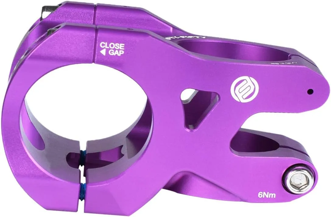 FIFTY-FIFTY Aluminum Alloy Mountain Bike Stem for 1-1/8 Steer Tube 31.8mm Handlebar, Short Handlebar Stem for All Mountain, MTB, Downhill, Freeride