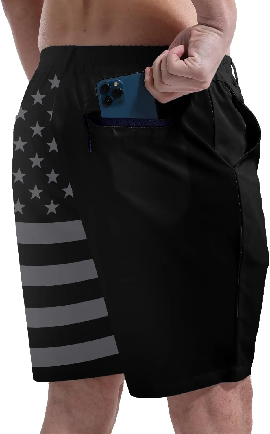 Flamingo Mens Golf Shorts 7 inch Inseam Golf Shorts for Men Shorts with Zipper Pockets Dress Shorts