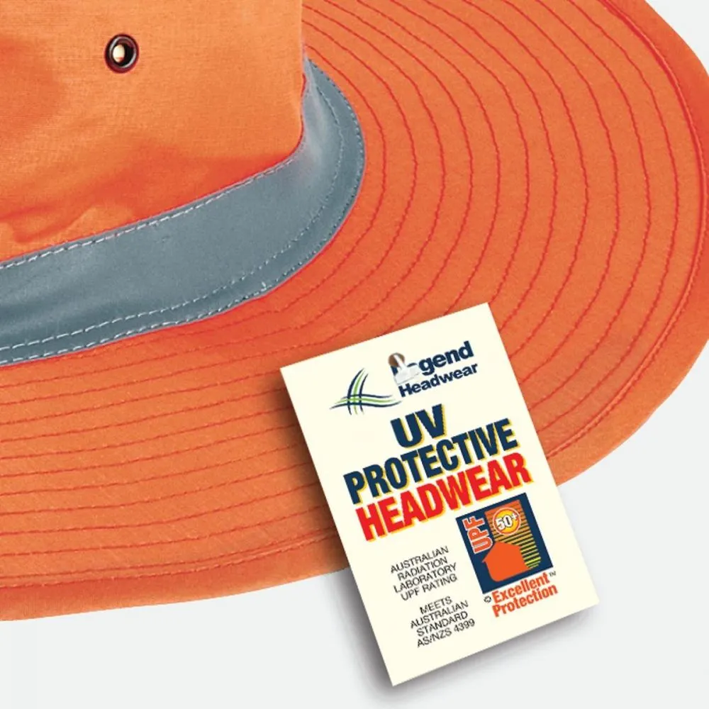Hi-Vis Reflector Safety Wide Brim Hat