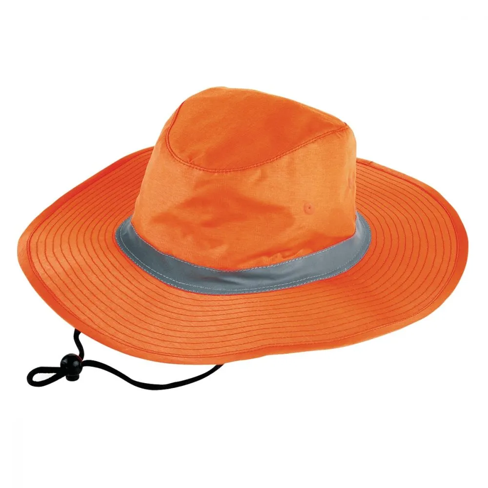 Hi-Vis Reflector Safety Wide Brim Hat