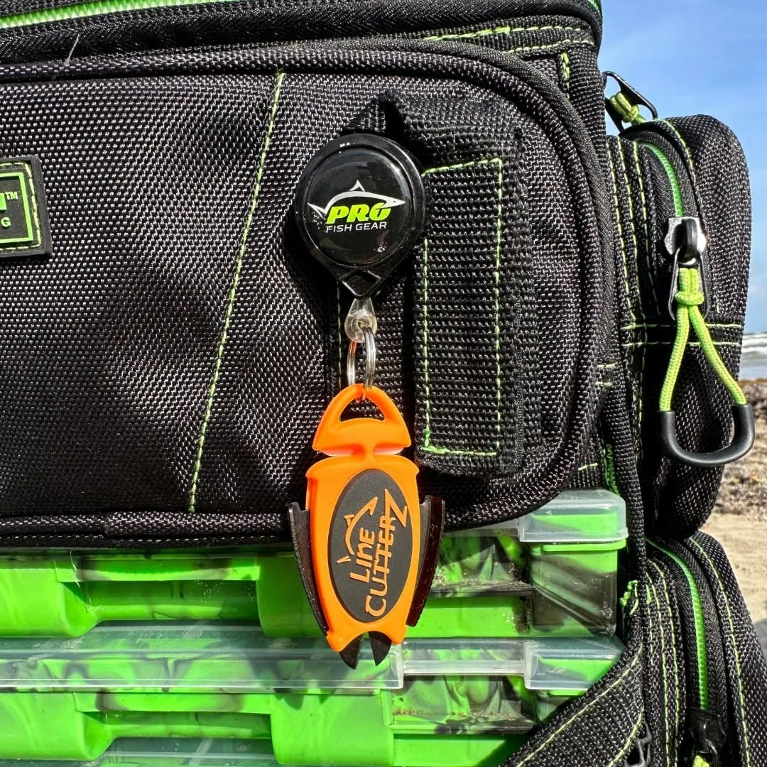 LINE CUTTERZ Patented Dual Hybrid Ceramic Cutter   Stainless Steel Micro Scissors Fishing Line Cutter