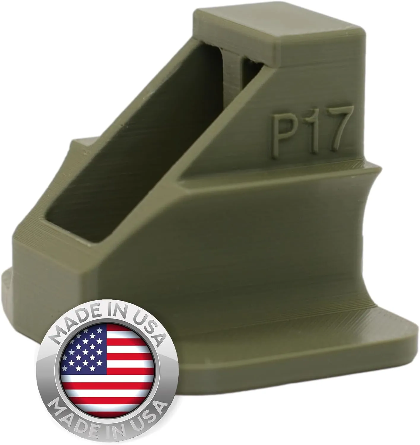 Magazine Loader for The Kel-Tec P17 - Keltec P17 - Easy Pain Free Loading - Comfortable Grip - Speed Loader Accessories - Large Flanges for Thumb Relief