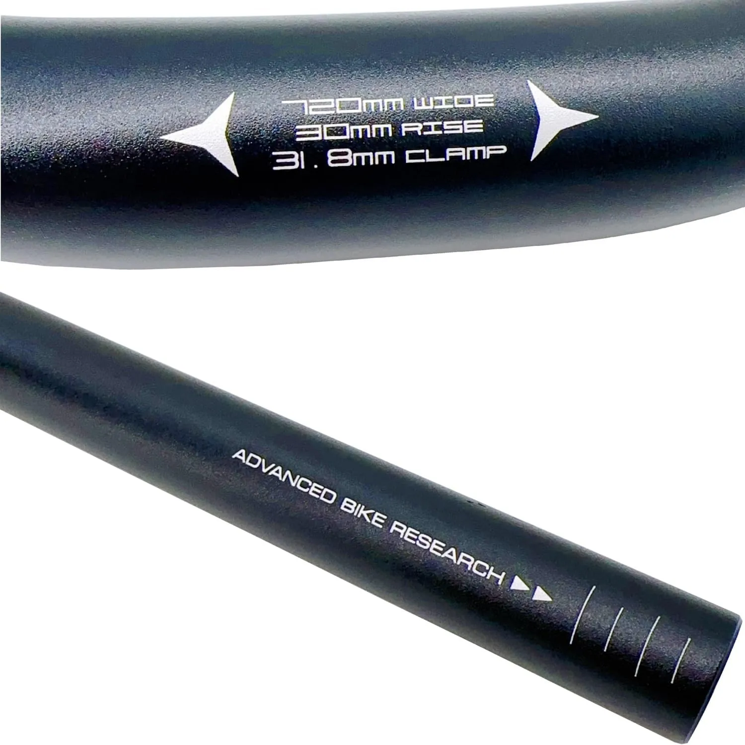 Mountain Bike Handlebar, Aluminum Alloy MTB Bar, 31.8mm Diameter, 720mm Wide, Black