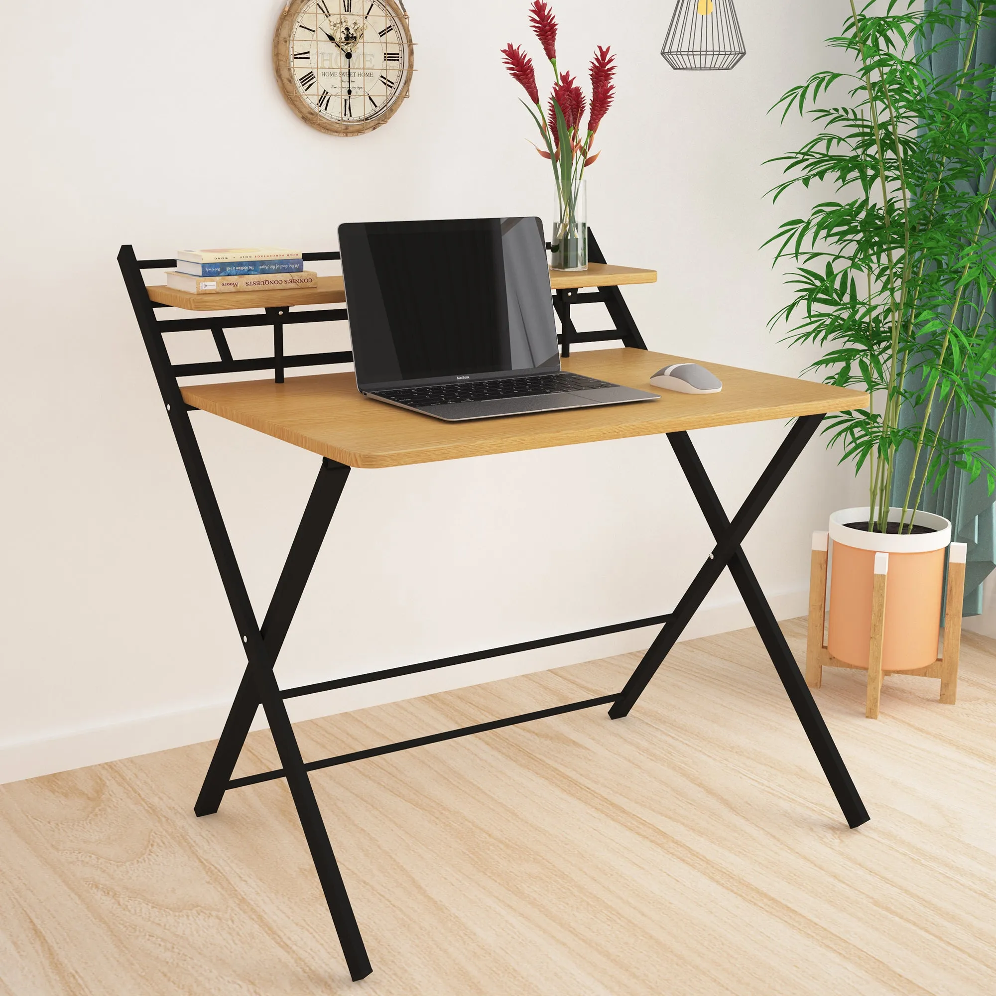 Multipurpose Beige Foldable Table