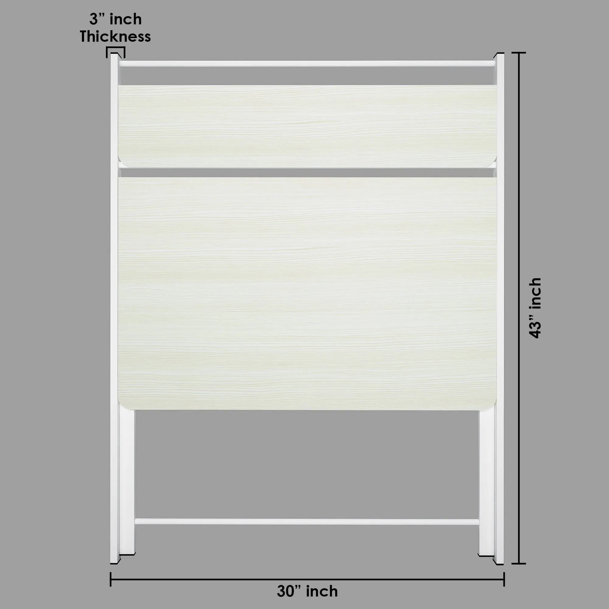 Multipurpose White Foldable Table