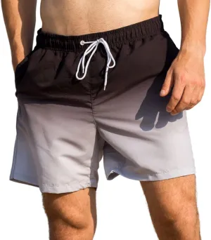Mywu Mens Swim Trunks 5 Inch Beach Shorts with Mesh Lining Funny Swimming Bathing Suits Quick Dry Swimwear